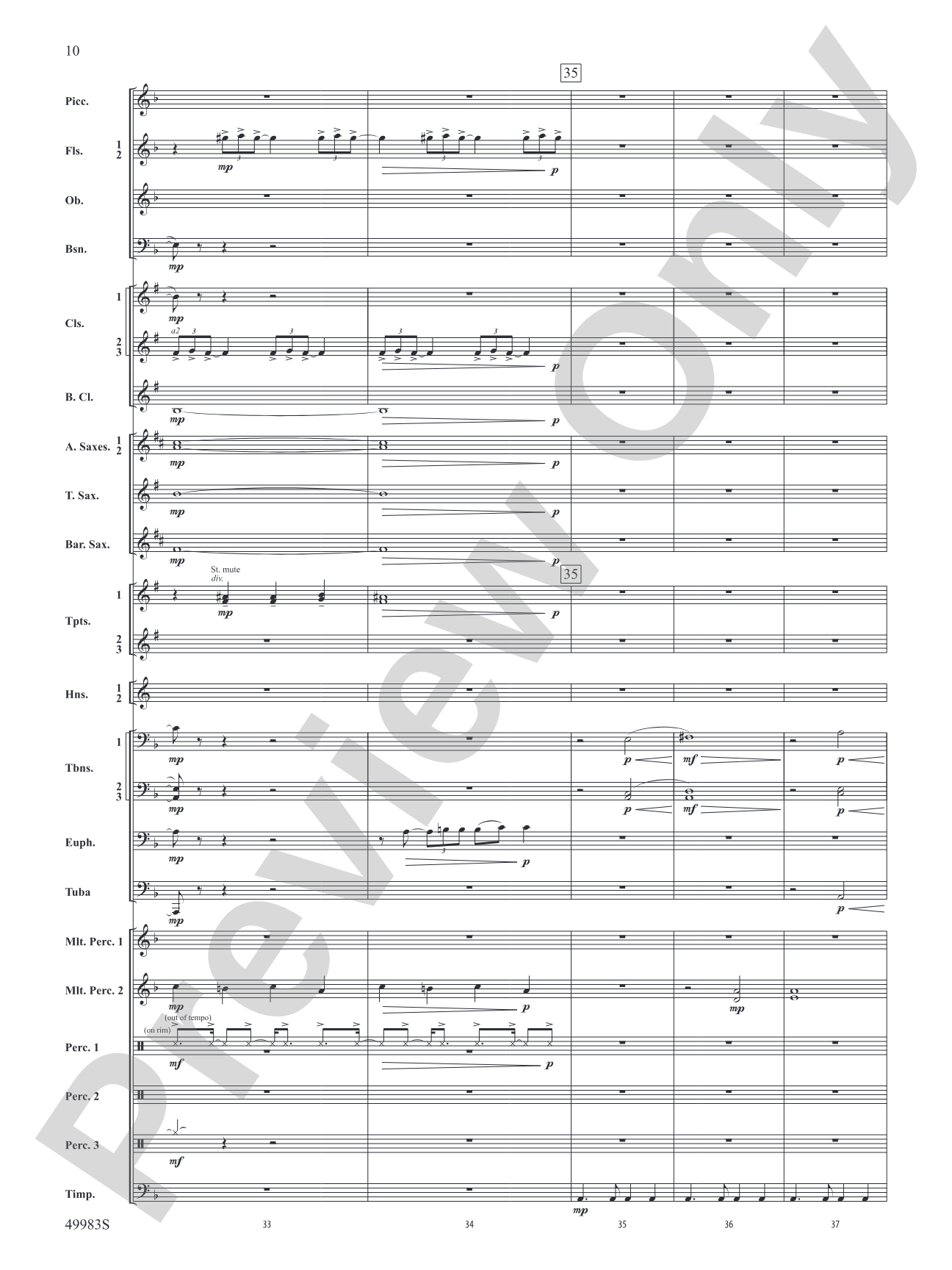An Ancient World: Concert Band Conductor Score & Parts