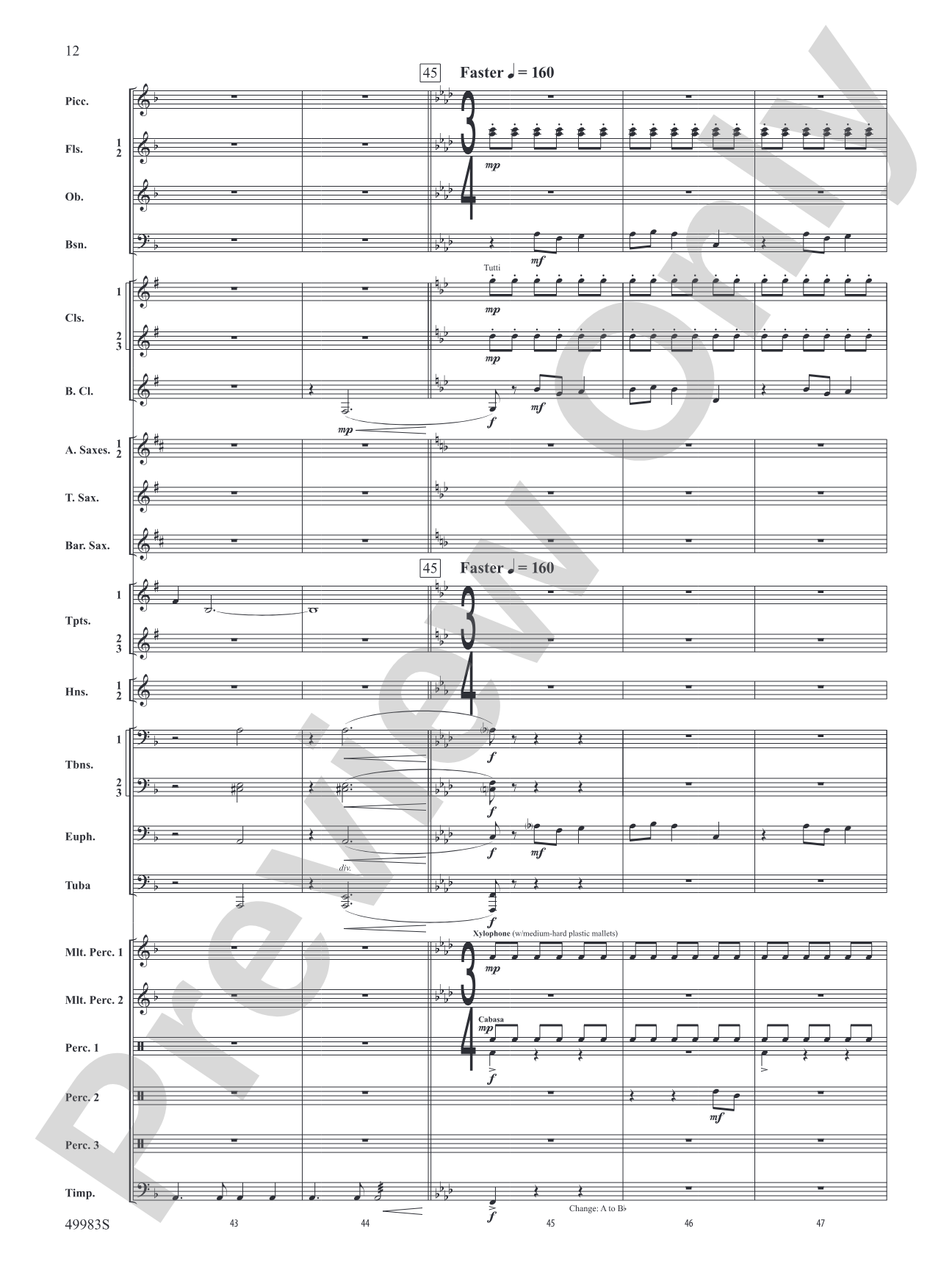 An Ancient World: Concert Band Conductor Score & Parts