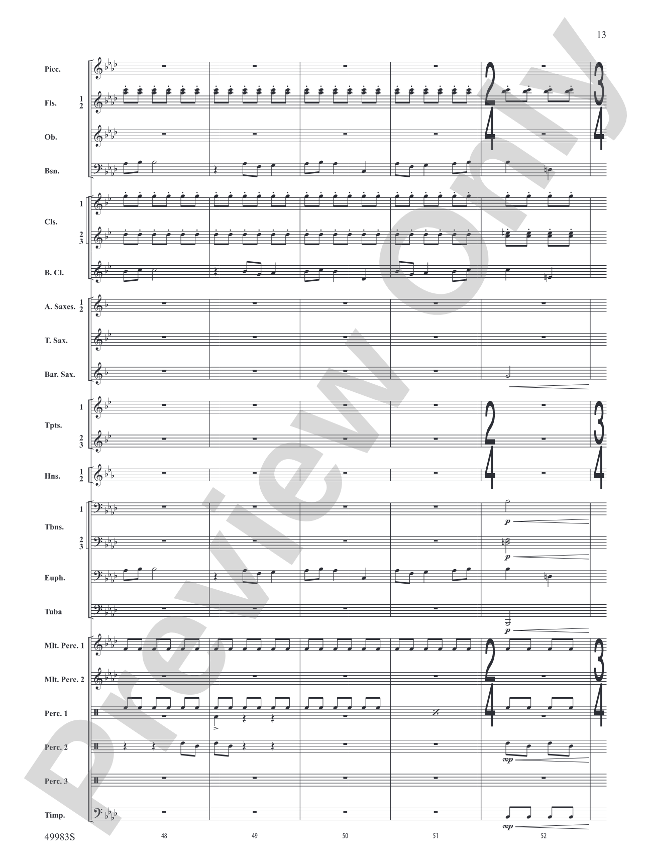 An Ancient World: Concert Band Conductor Score & Parts