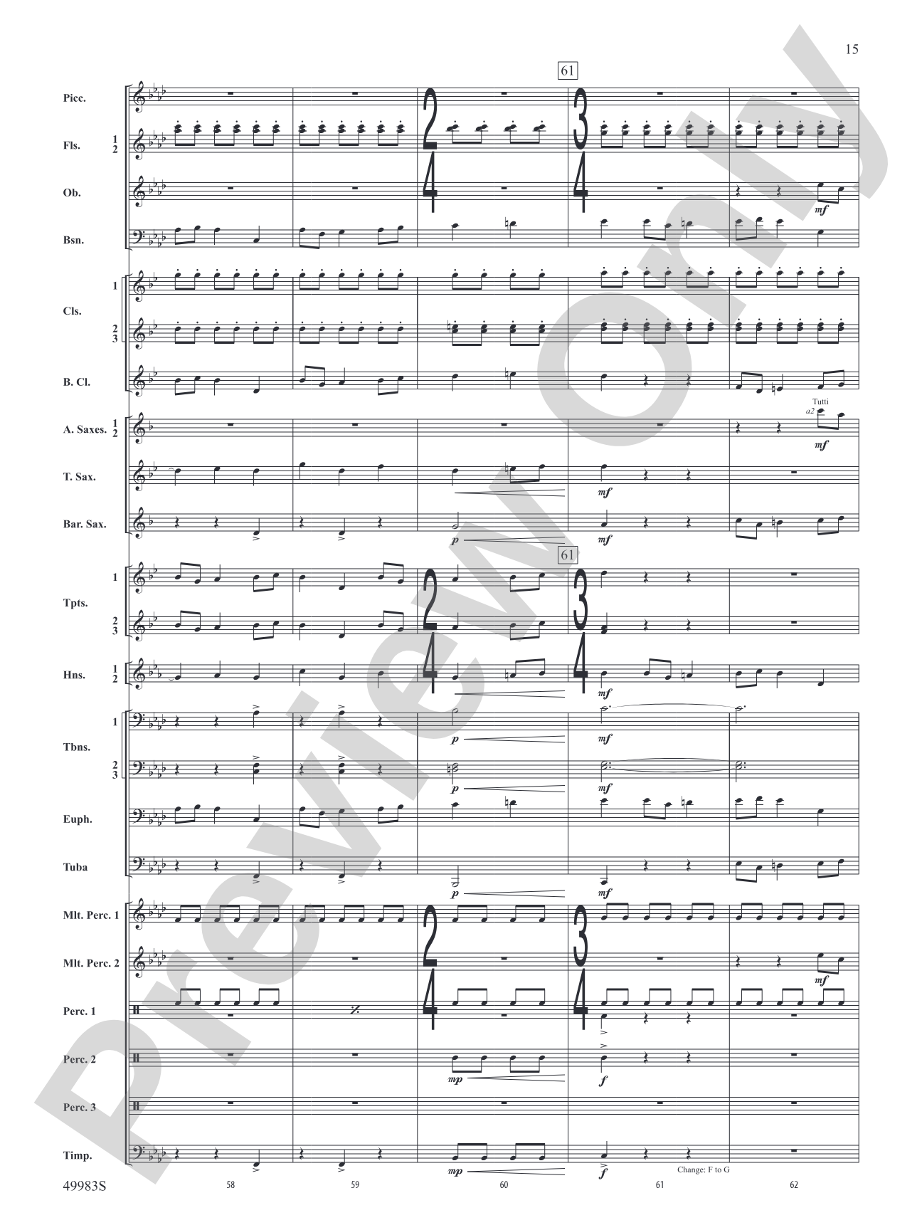 An Ancient World: Concert Band Conductor Score & Parts