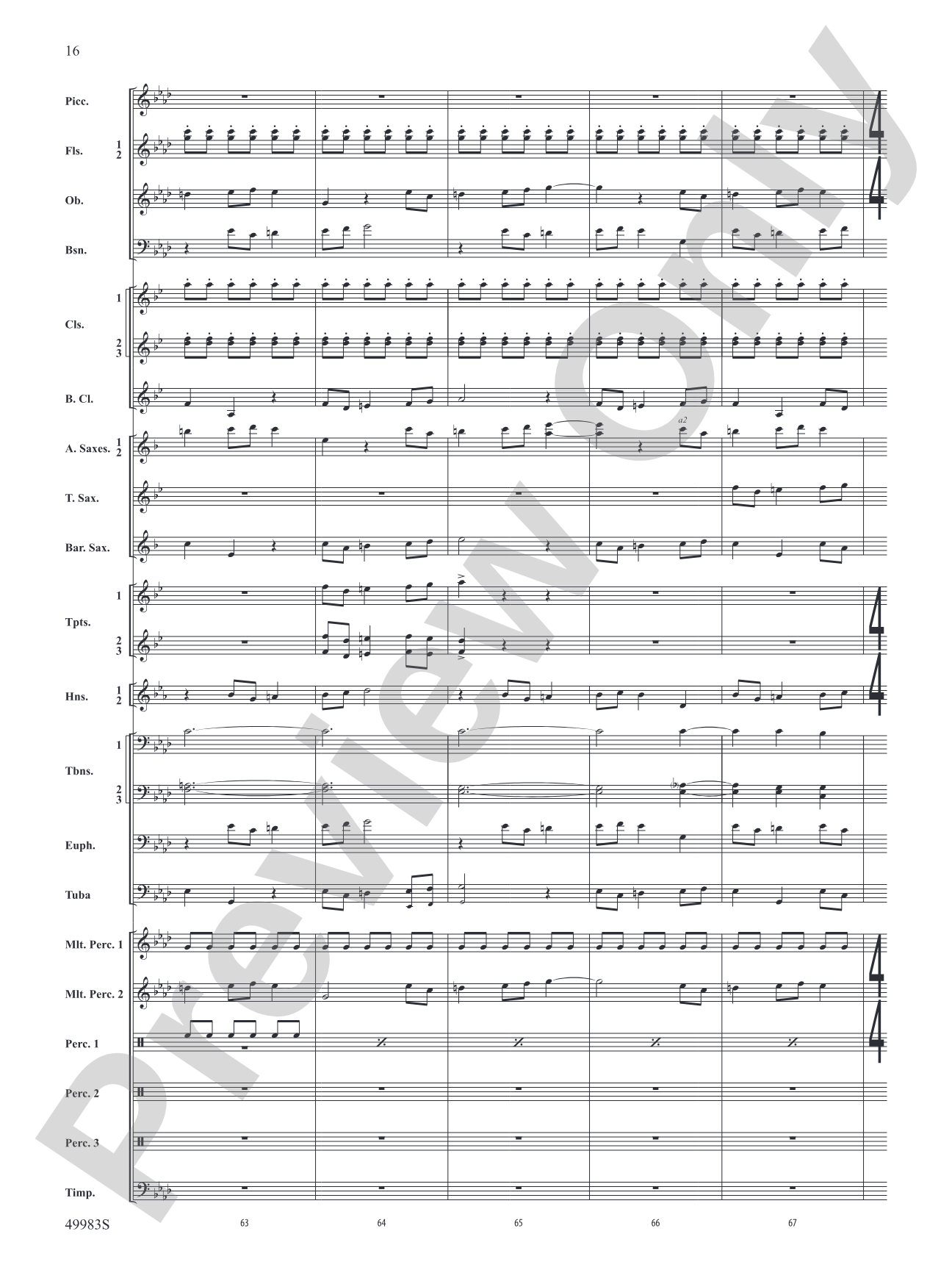 An Ancient World: Concert Band Conductor Score & Parts