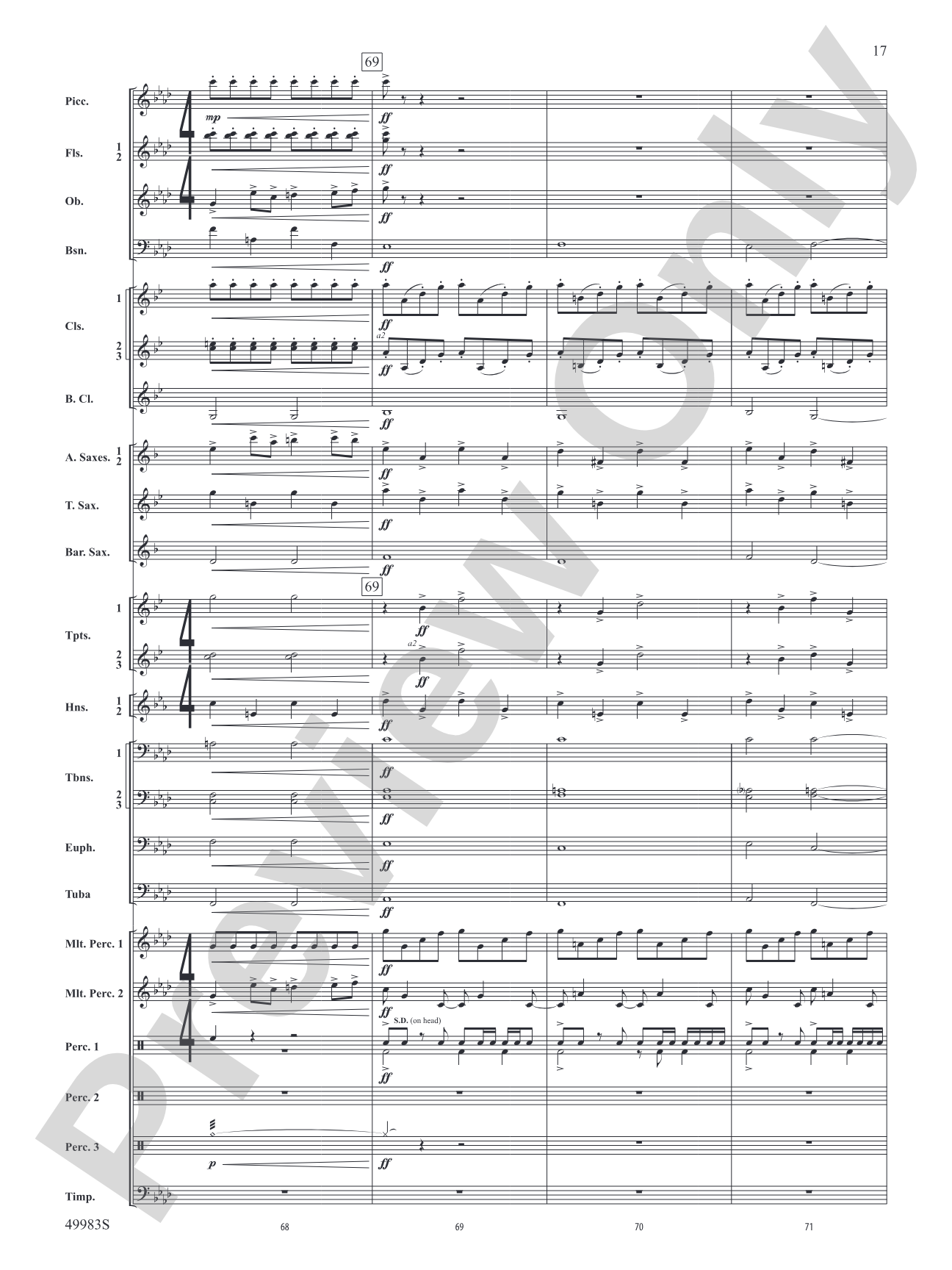 An Ancient World: Concert Band Conductor Score & Parts