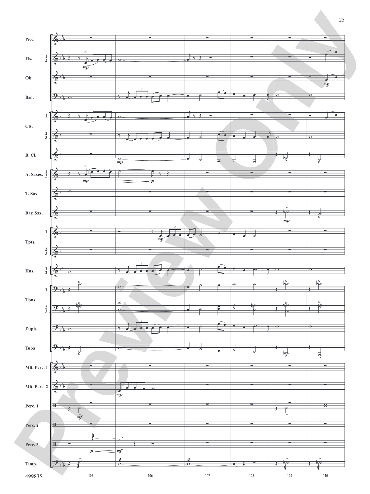 An Ancient World: Concert Band Conductor Score & Parts