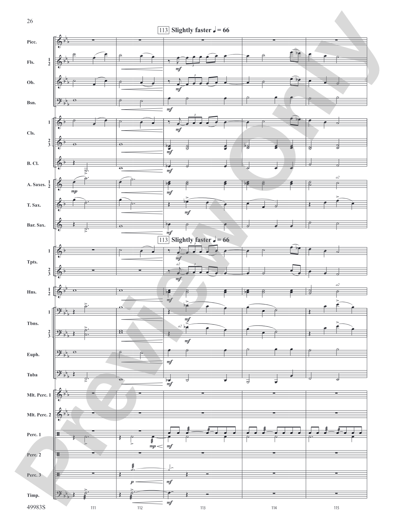 An Ancient World: Concert Band Conductor Score & Parts