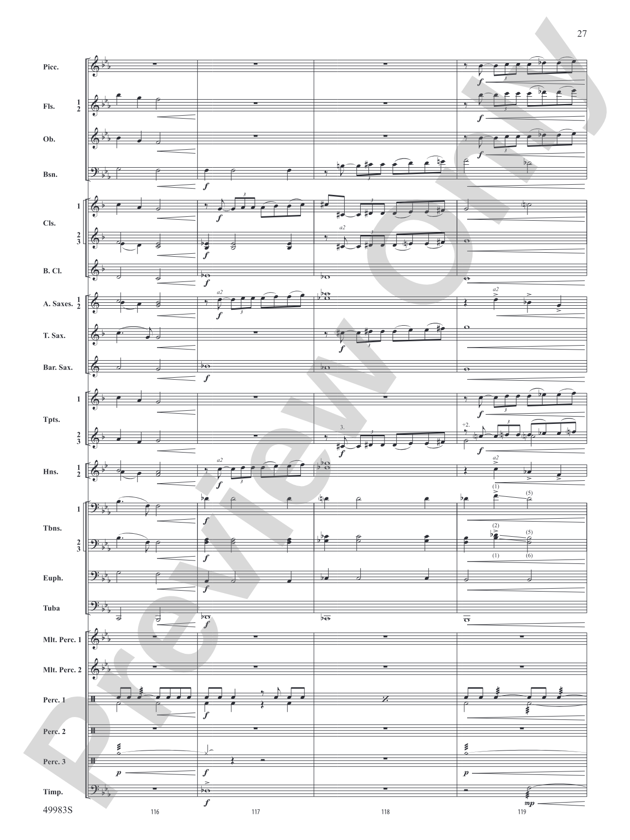An Ancient World: Concert Band Conductor Score & Parts