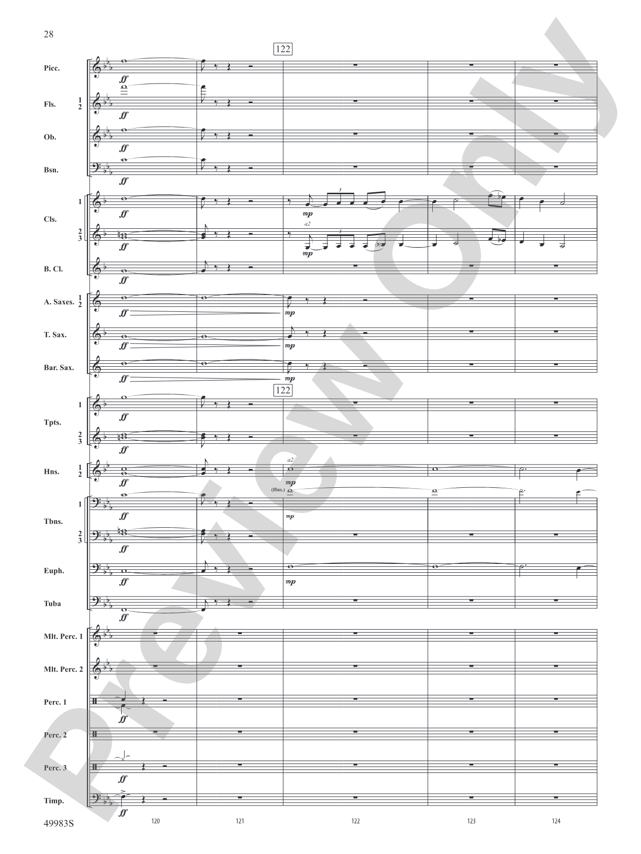 An Ancient World: Concert Band Conductor Score & Parts
