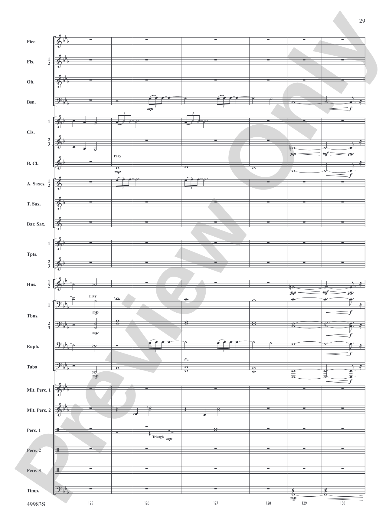An Ancient World: Concert Band Conductor Score & Parts