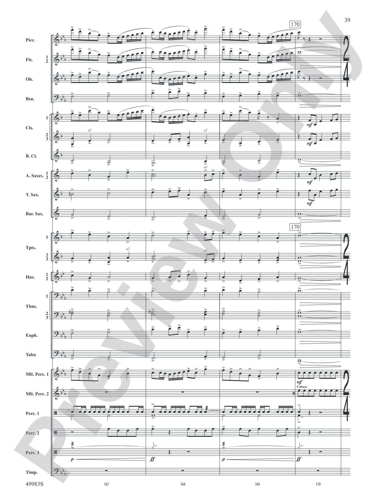 An Ancient World: Concert Band Conductor Score & Parts
