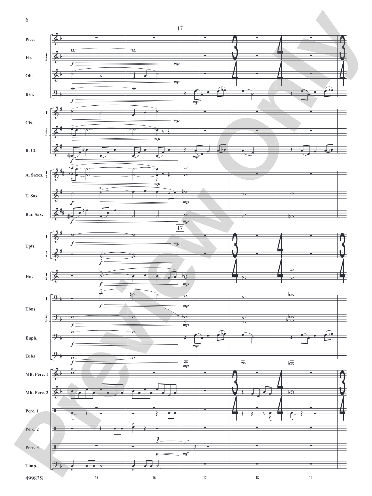 An Ancient World: Concert Band Conductor Score & Parts