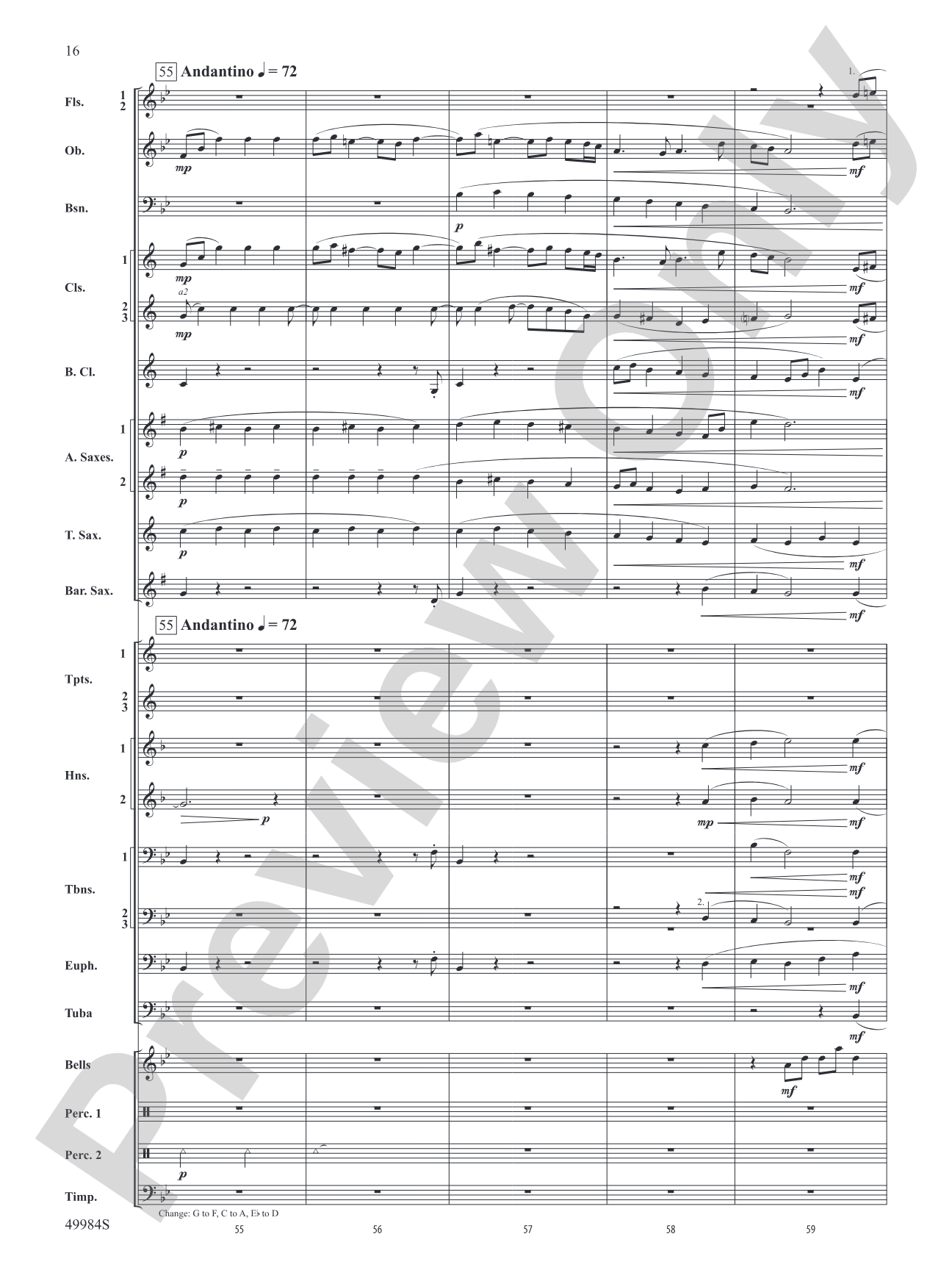 Northern Lights: Concert Band Conductor Score & Parts