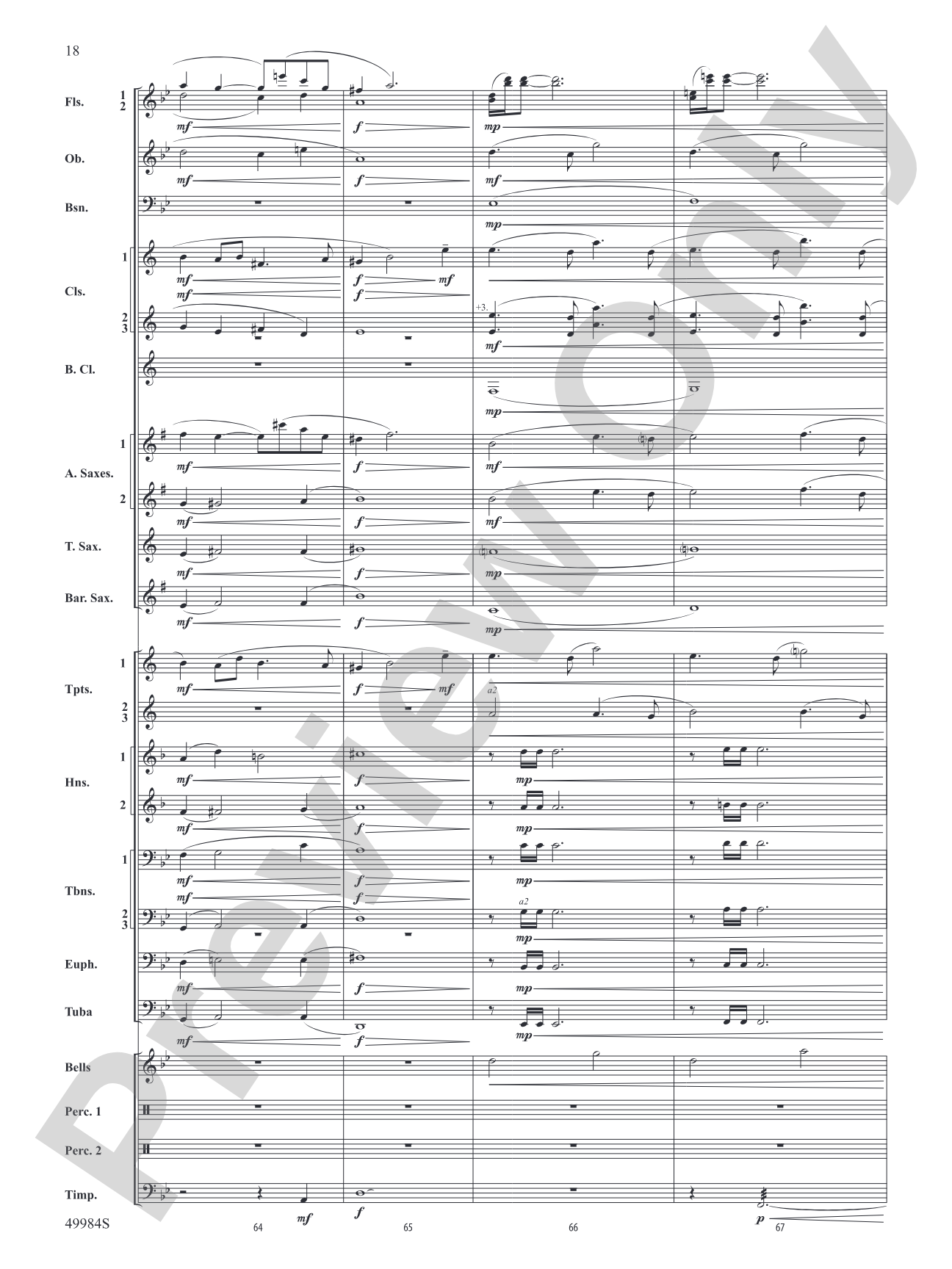 Northern Lights: Concert Band Conductor Score & Parts