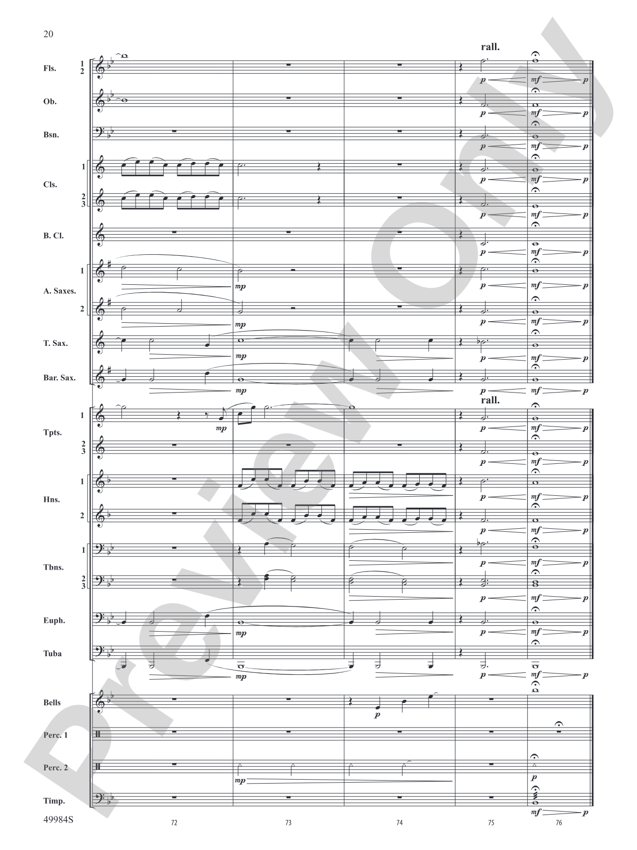 Northern Lights: Concert Band Conductor Score & Parts