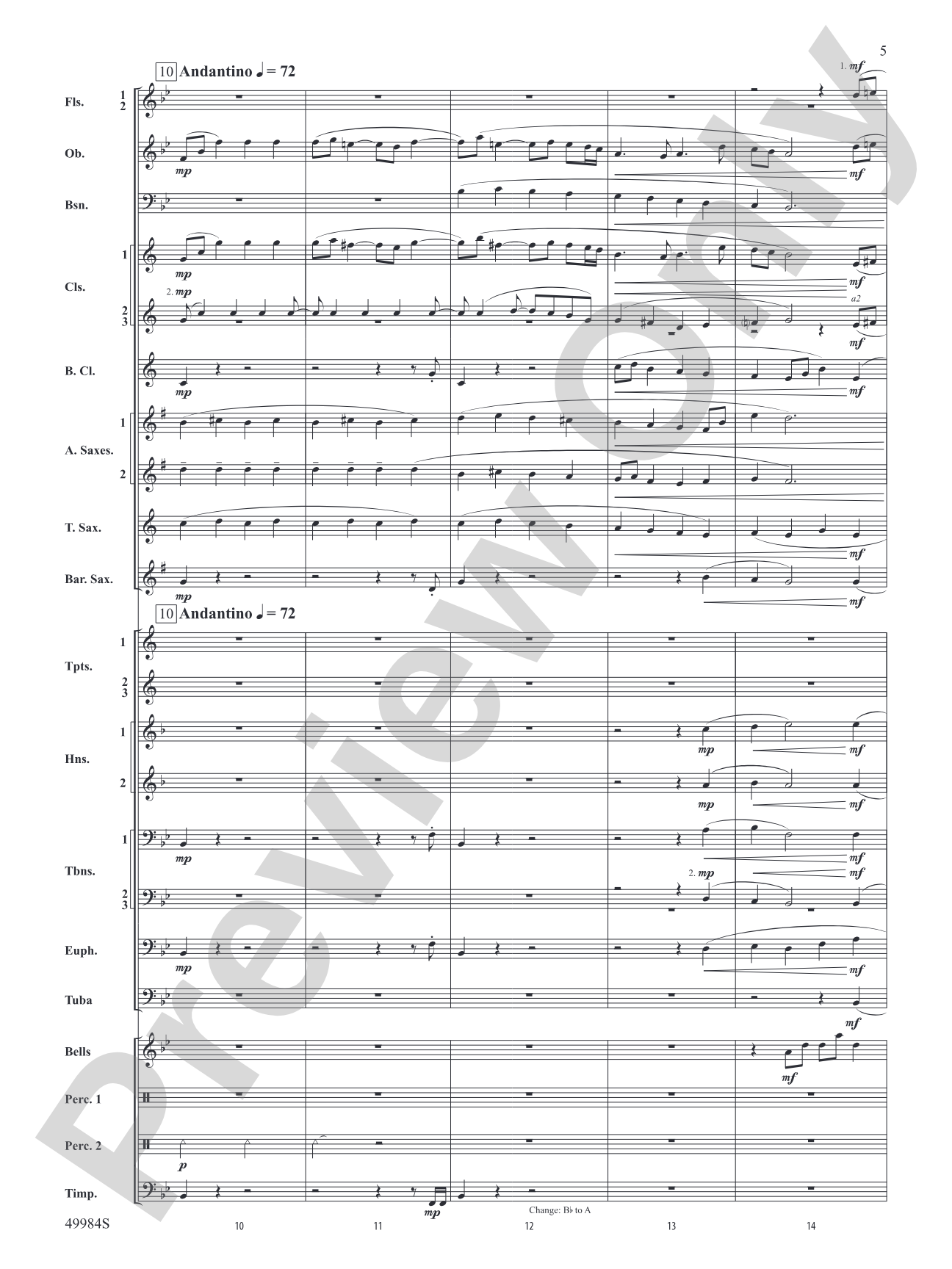 Northern Lights: Concert Band Conductor Score & Parts
