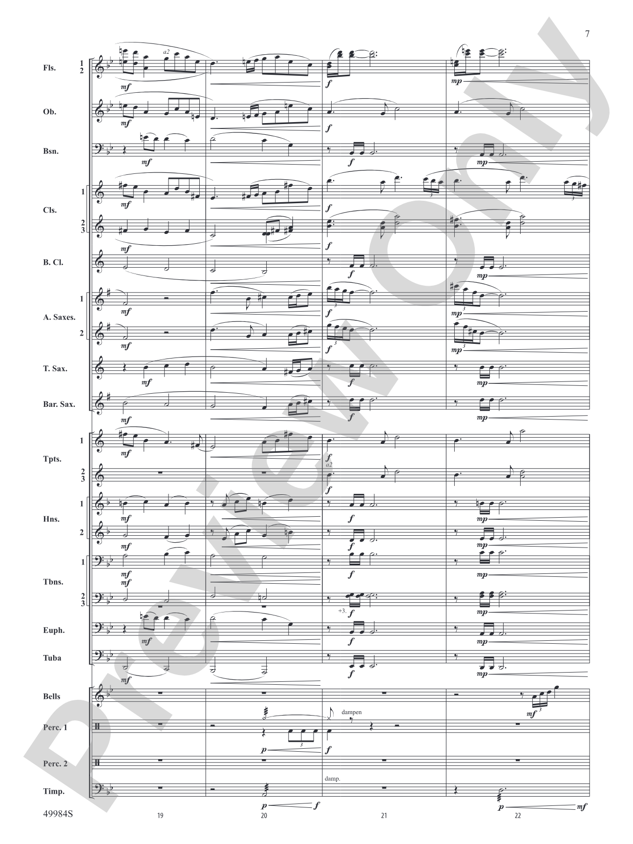 Northern Lights: Concert Band Conductor Score & Parts