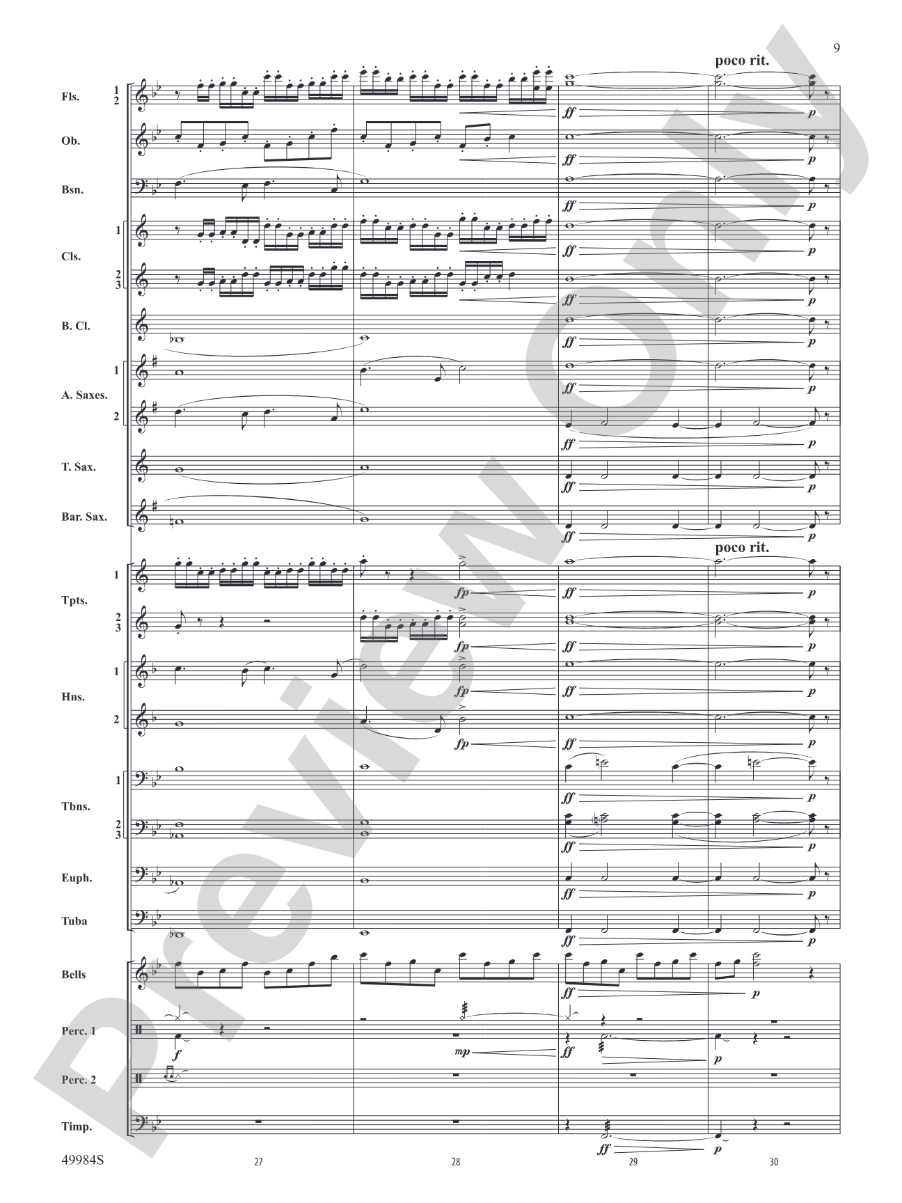 Northern Lights: Concert Band Conductor Score & Parts