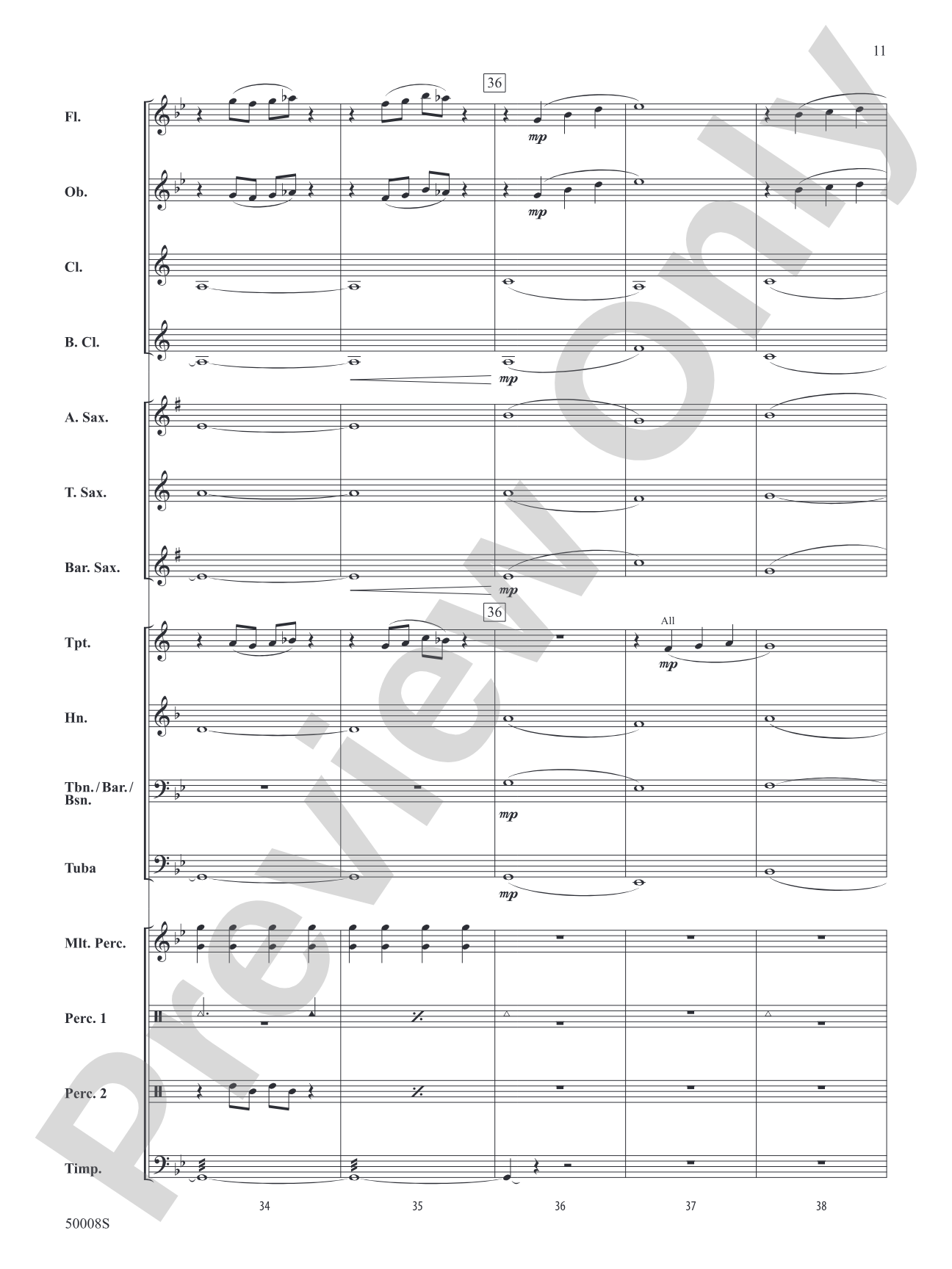 Galactic Nature: Concert Band Conductor Score & Parts