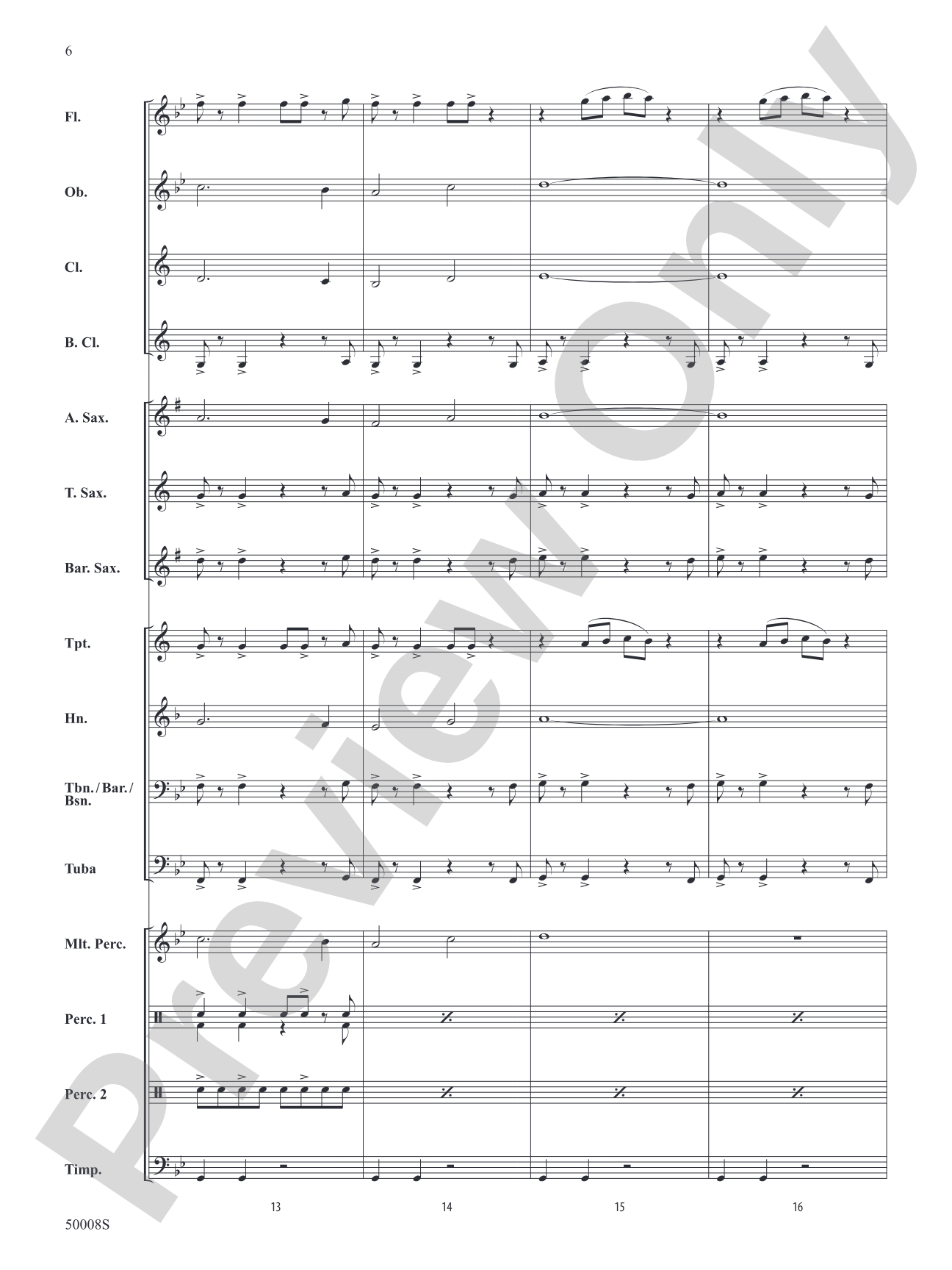 Galactic Nature: Concert Band Conductor Score & Parts