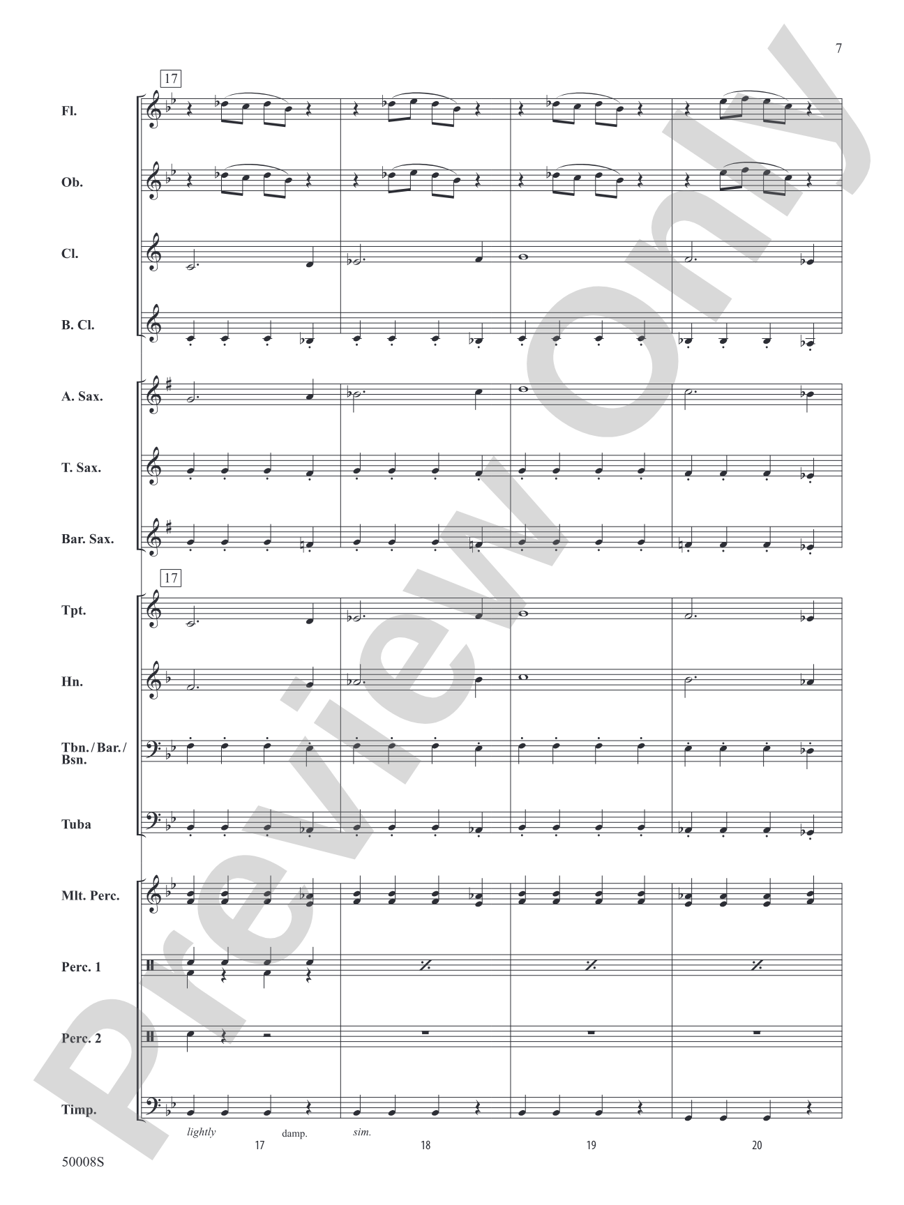 Galactic Nature: Concert Band Conductor Score & Parts