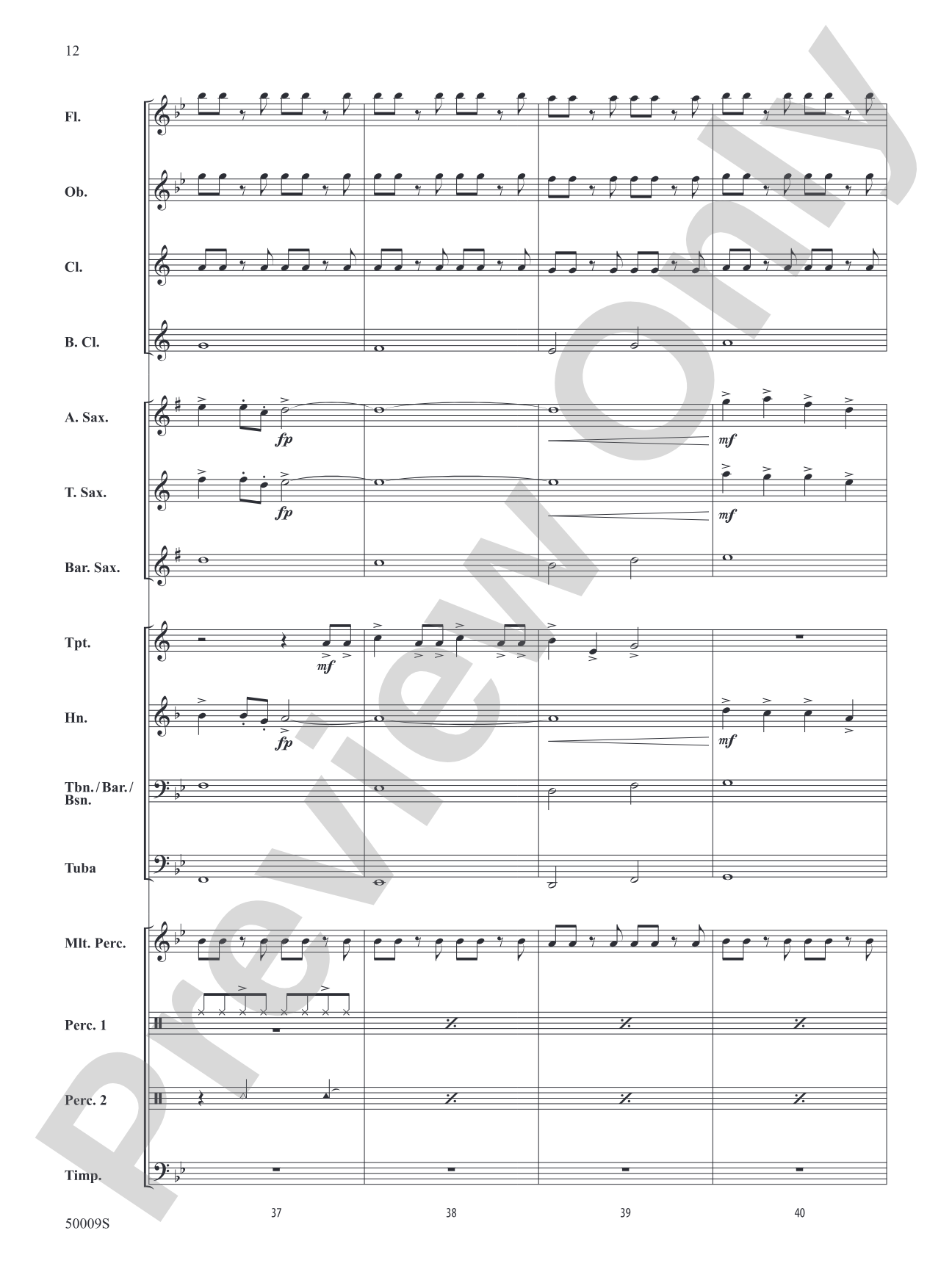 On to Victory: Concert Band Conductor Score & Parts