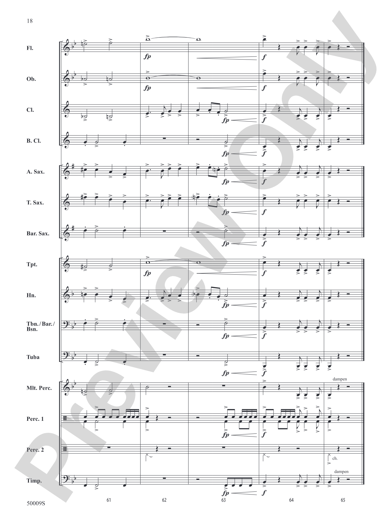 On to Victory: Concert Band Conductor Score & Parts