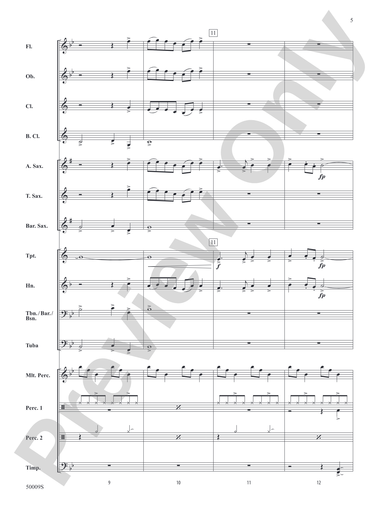 On to Victory: Concert Band Conductor Score & Parts
