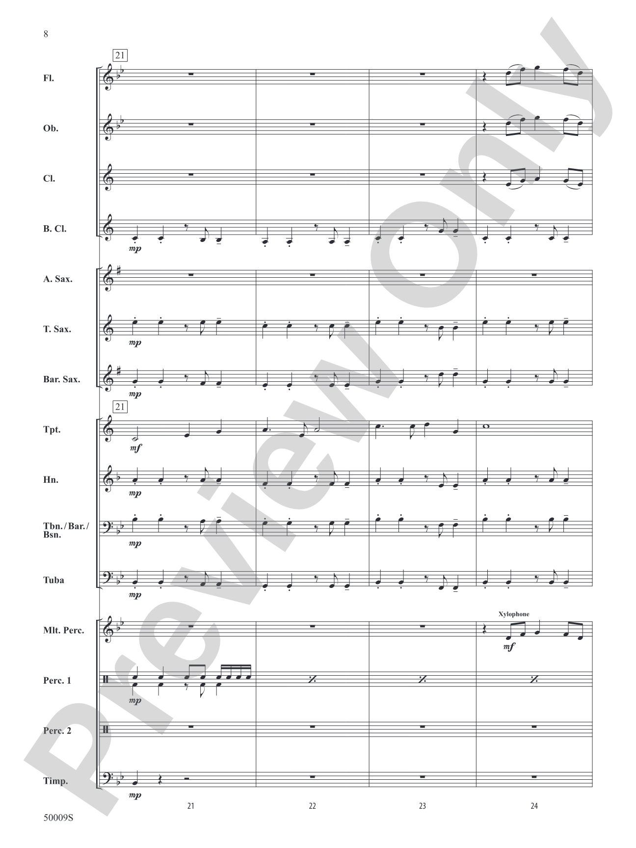 On to Victory: Concert Band Conductor Score & Parts