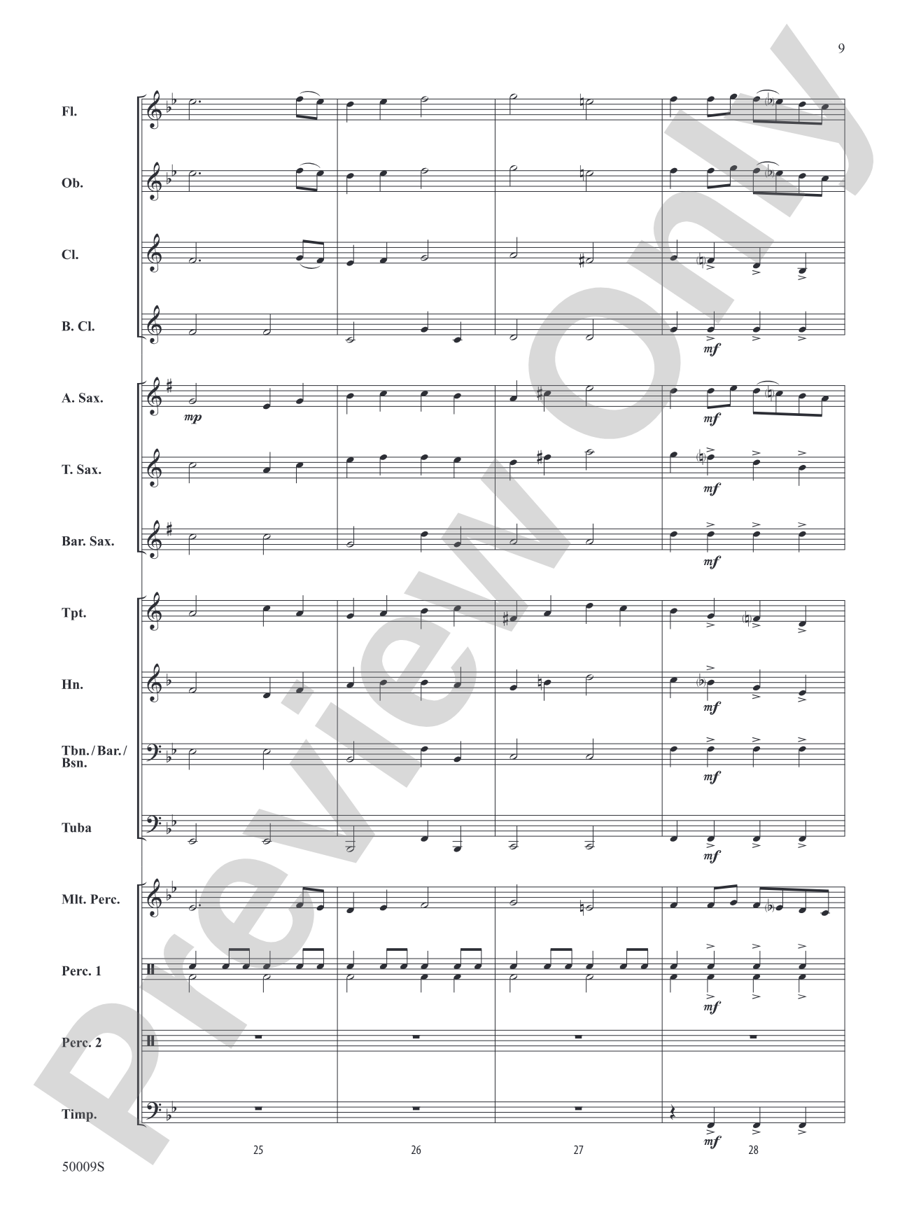 On to Victory: Concert Band Conductor Score & Parts