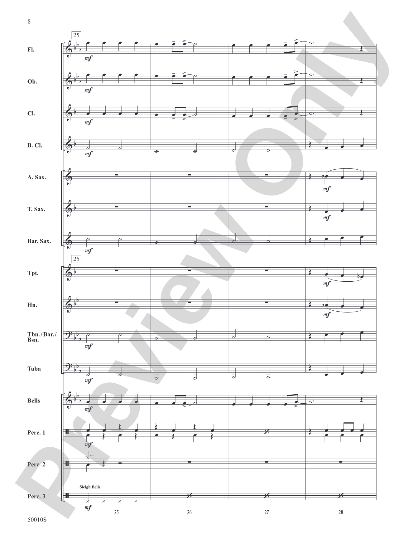 A Holiday Santa-bration: Concert Band Conductor Score & Parts