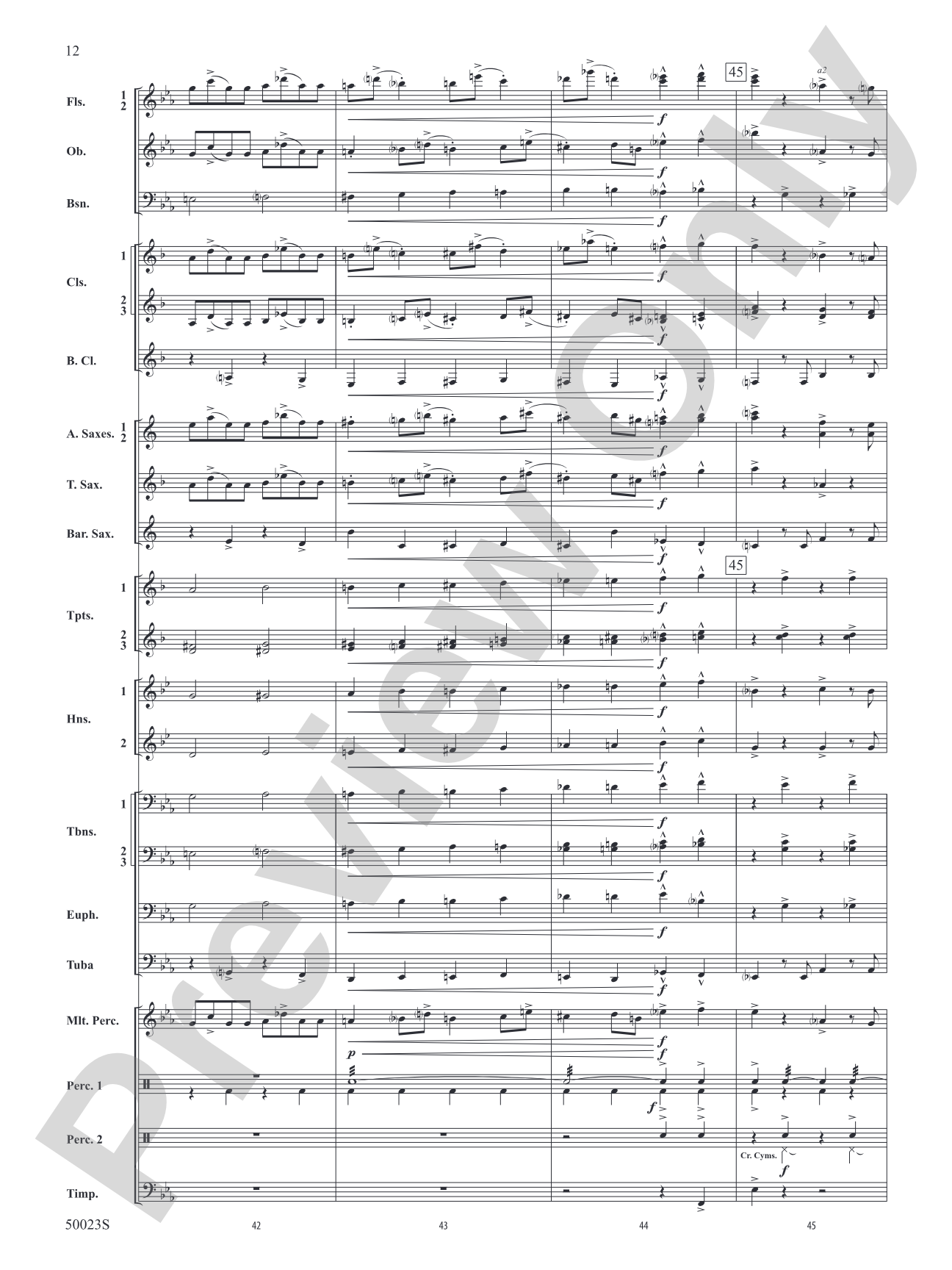 A New Orleans Nutcracker Suite: Concert Band Conductor Score & Parts