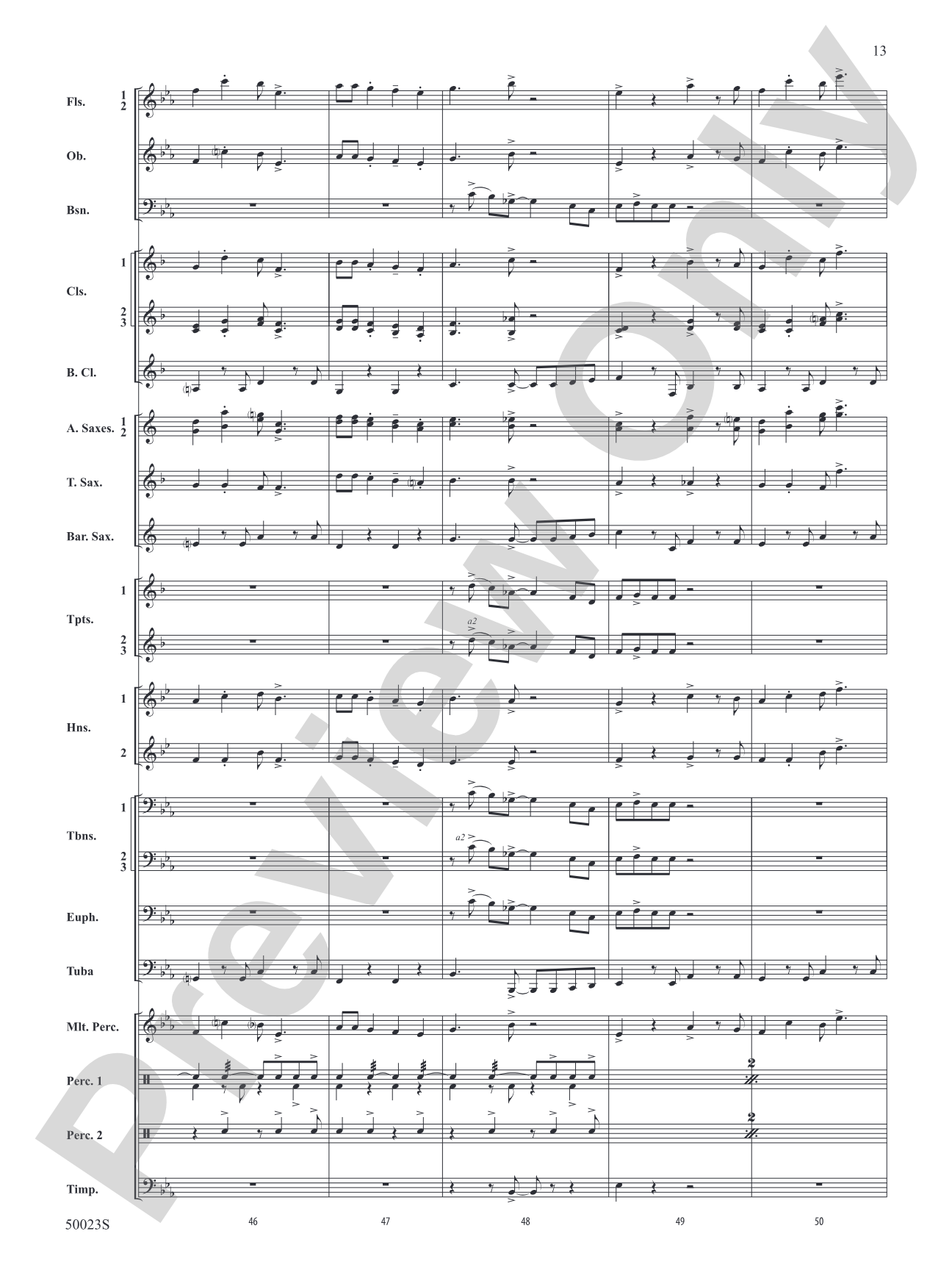 A New Orleans Nutcracker Suite: Concert Band Conductor Score & Parts