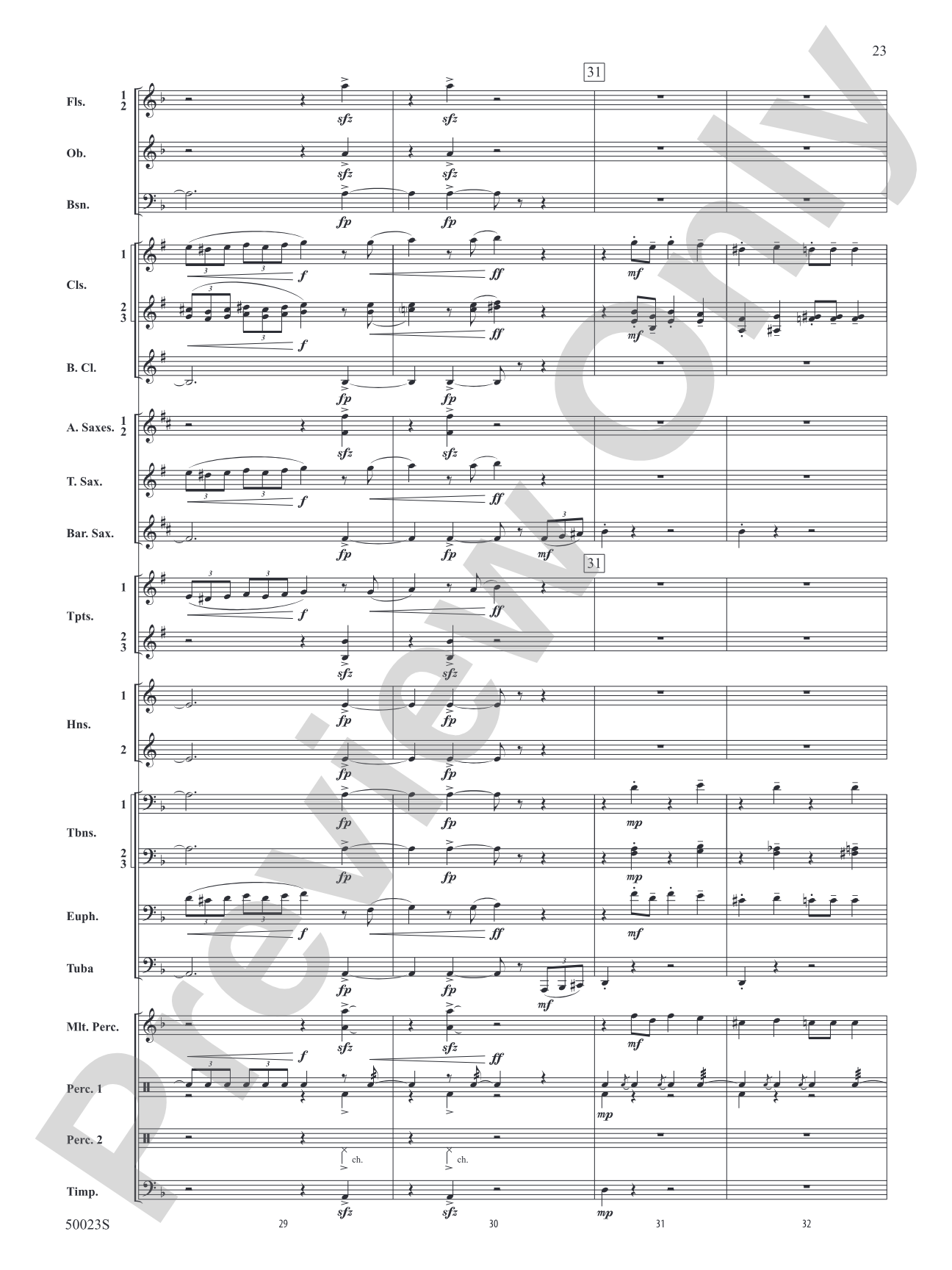 A New Orleans Nutcracker Suite: Concert Band Conductor Score & Parts