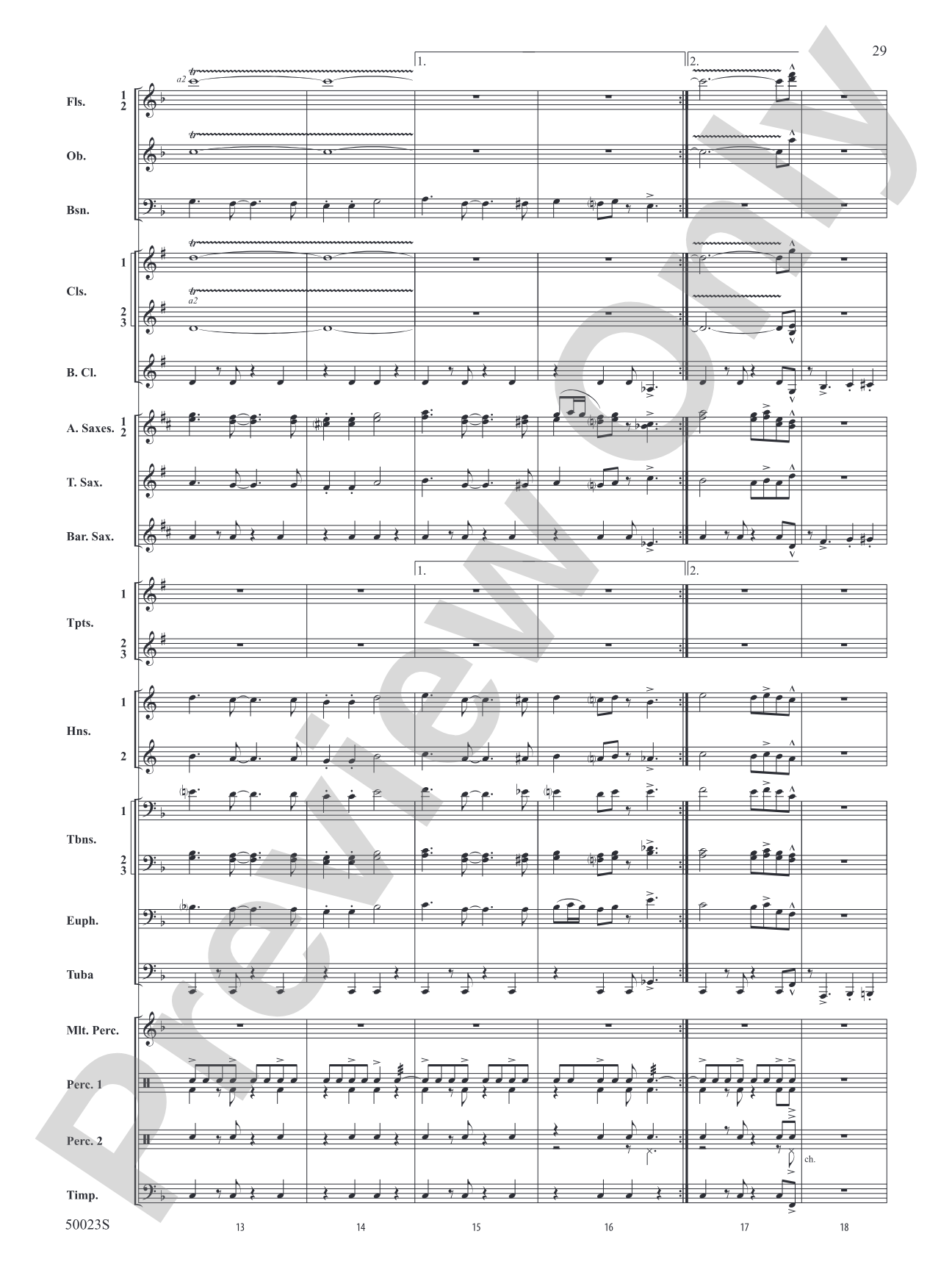 A New Orleans Nutcracker Suite: Concert Band Conductor Score & Parts