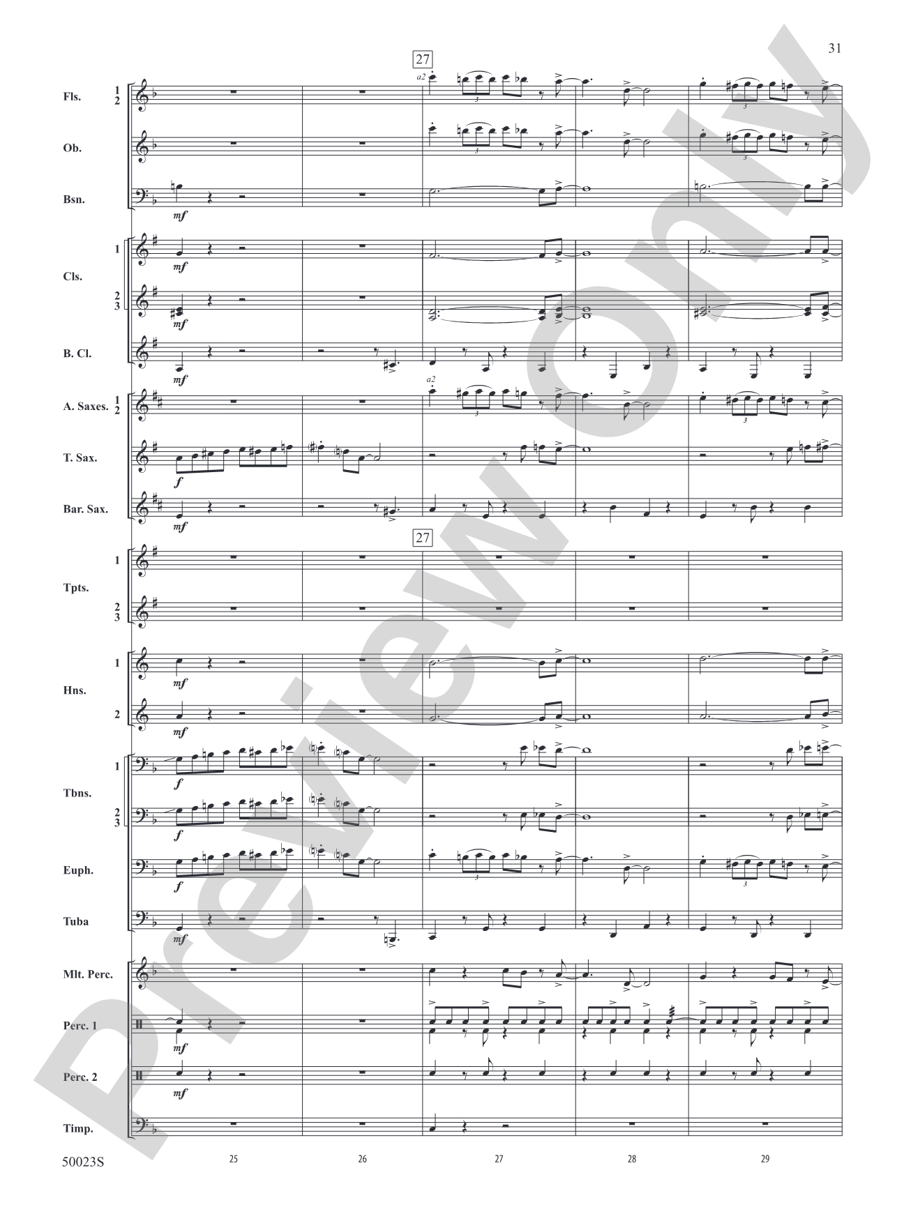 A New Orleans Nutcracker Suite: Concert Band Conductor Score & Parts