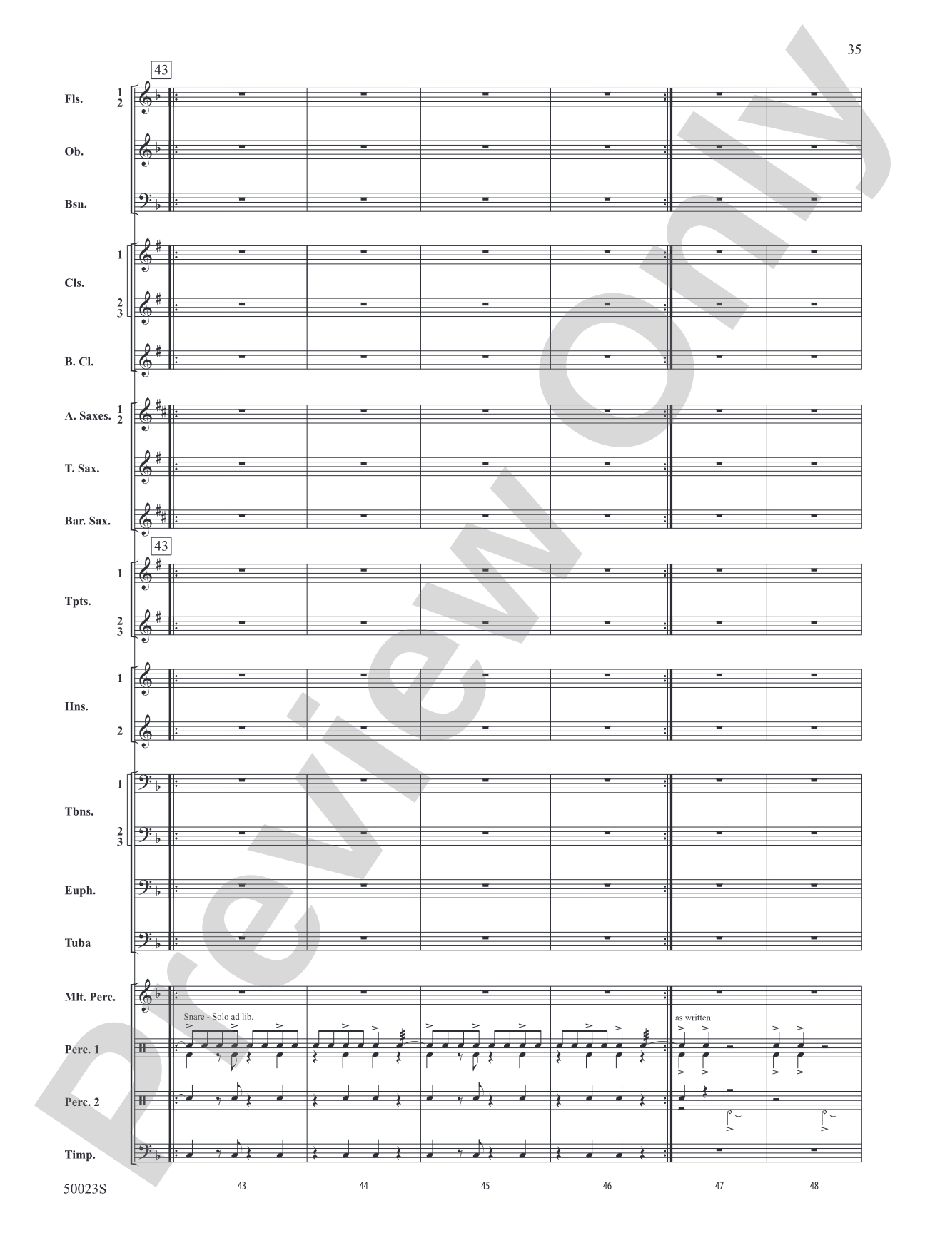 A New Orleans Nutcracker Suite: Concert Band Conductor Score & Parts