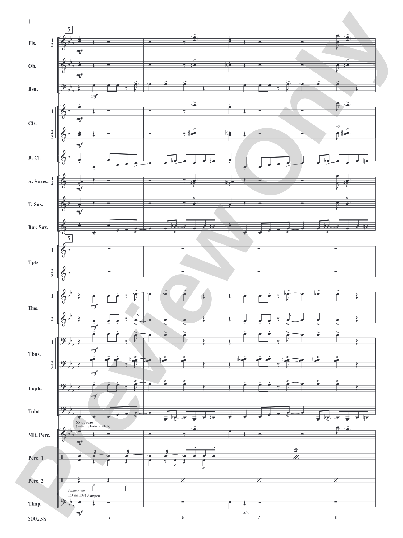 A New Orleans Nutcracker Suite: Concert Band Conductor Score & Parts