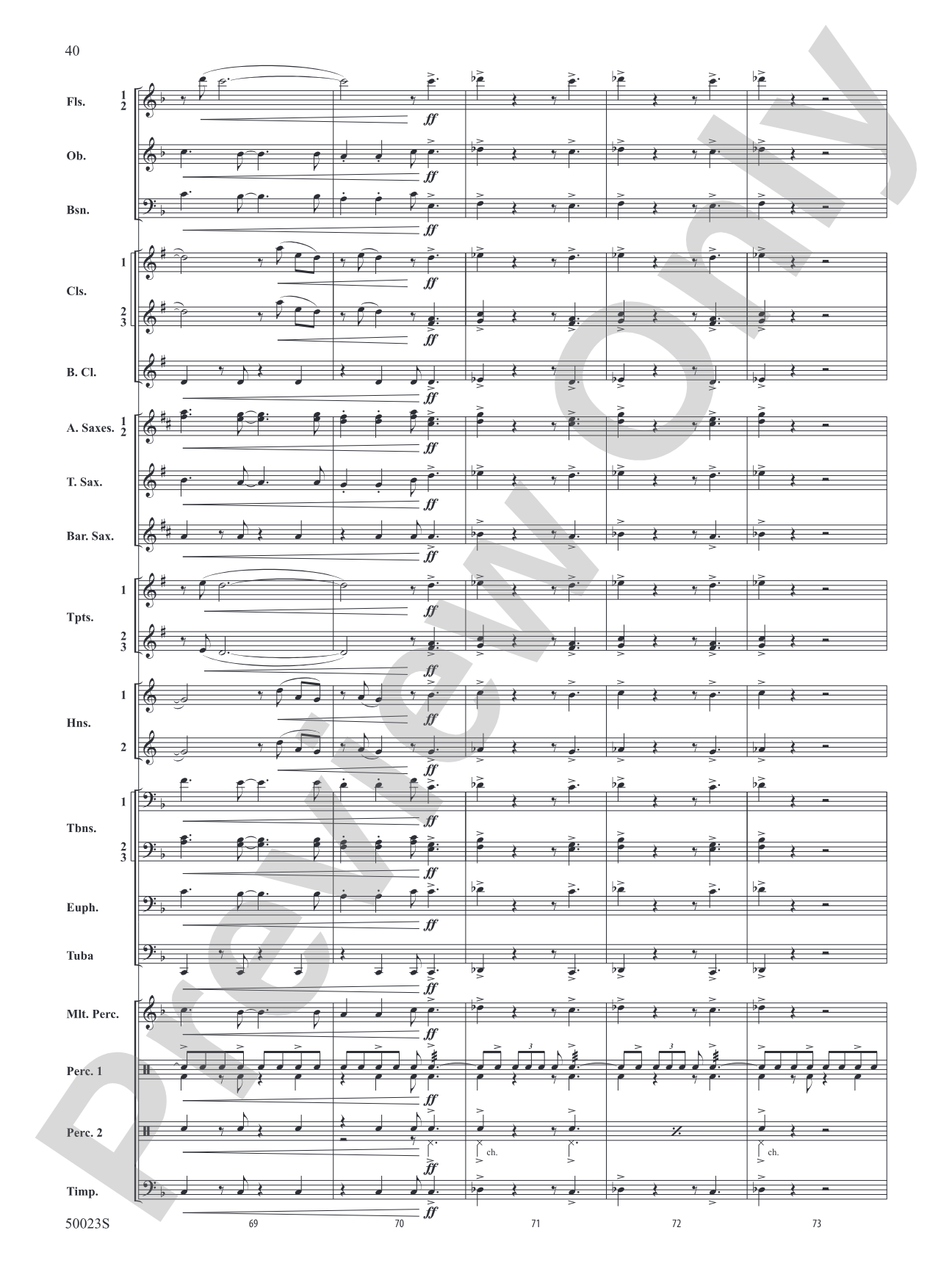 A New Orleans Nutcracker Suite: Concert Band Conductor Score & Parts