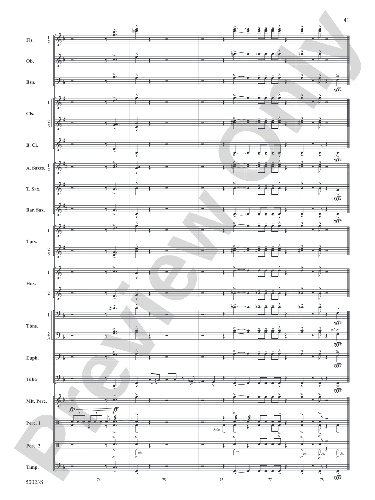 A New Orleans Nutcracker Suite: Concert Band Conductor Score & Parts