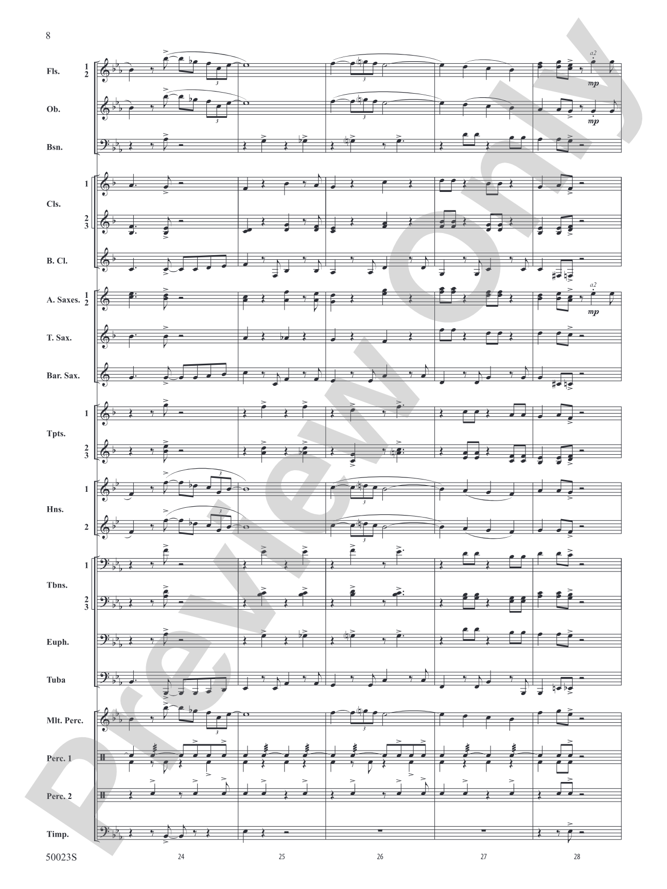 A New Orleans Nutcracker Suite: Concert Band Conductor Score & Parts