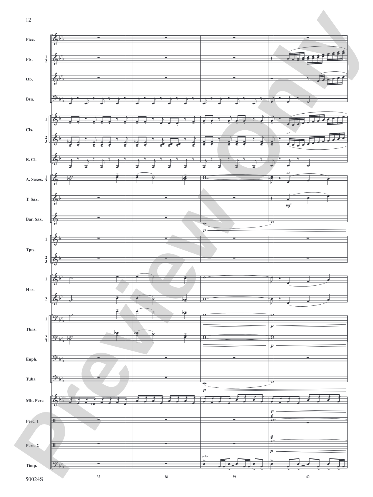 A Beacon of Light: Concert Band Conductor Score & Parts