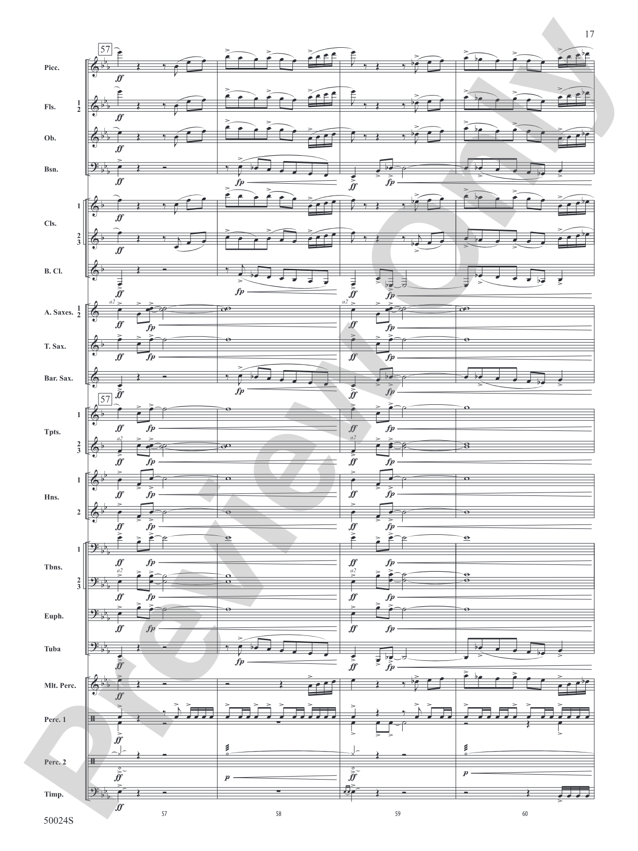 A Beacon of Light: Concert Band Conductor Score & Parts