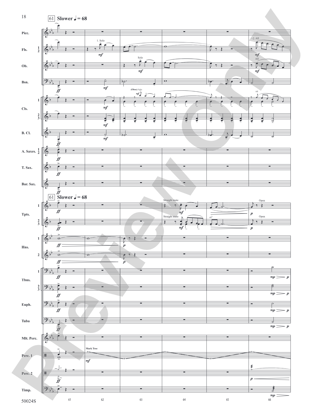 A Beacon of Light: Concert Band Conductor Score & Parts