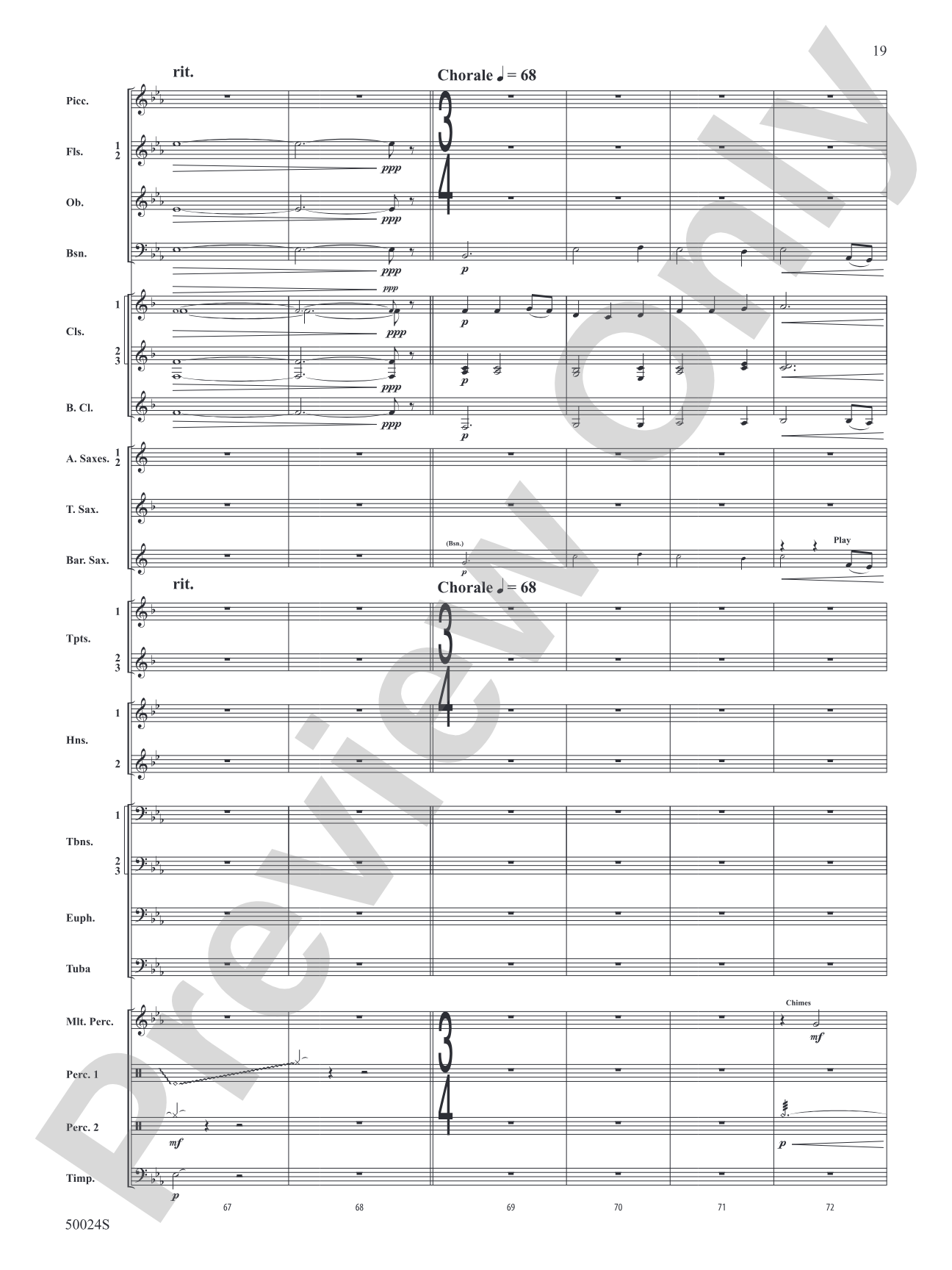 A Beacon of Light: Concert Band Conductor Score & Parts
