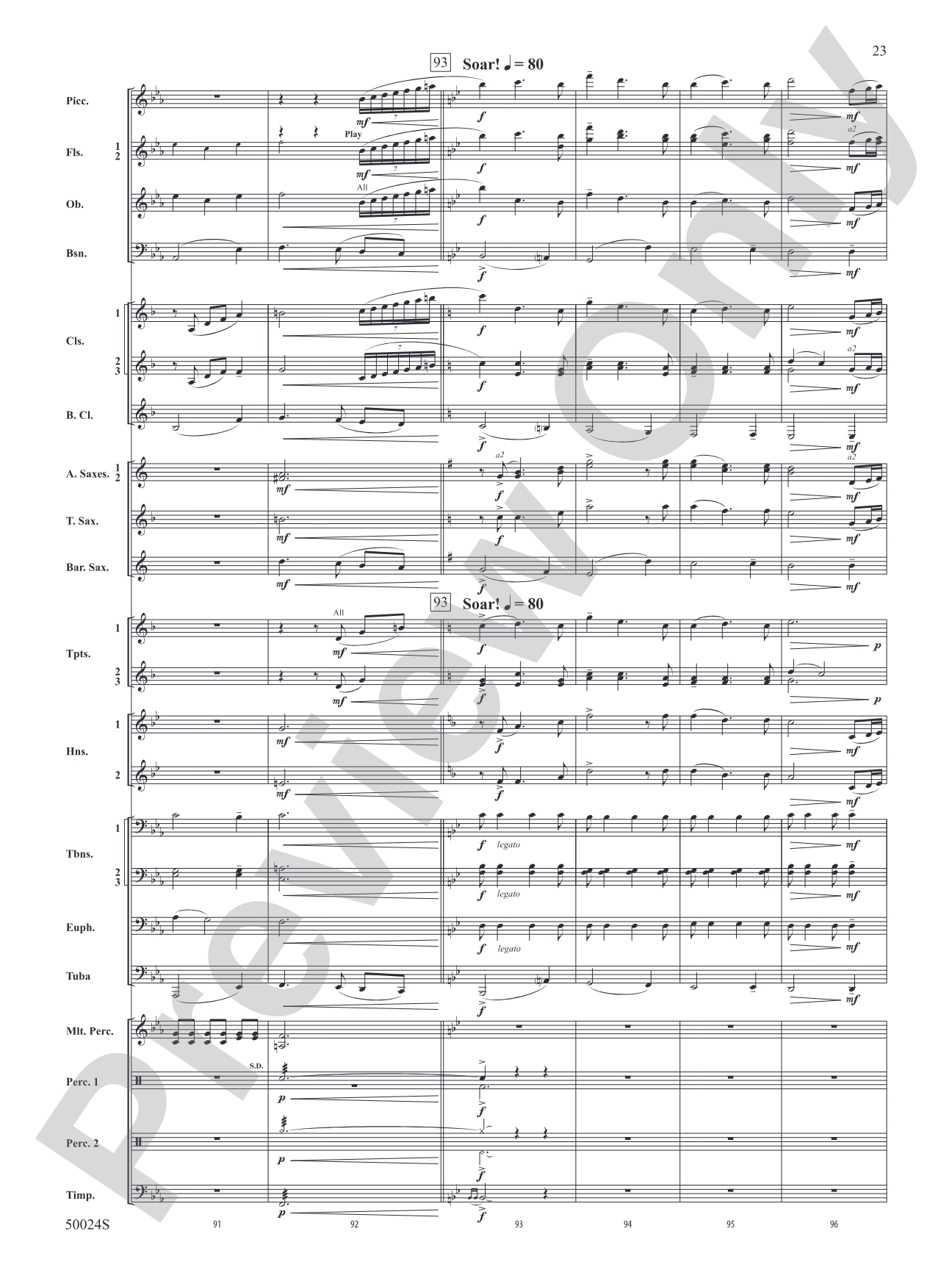 A Beacon of Light: Concert Band Conductor Score & Parts