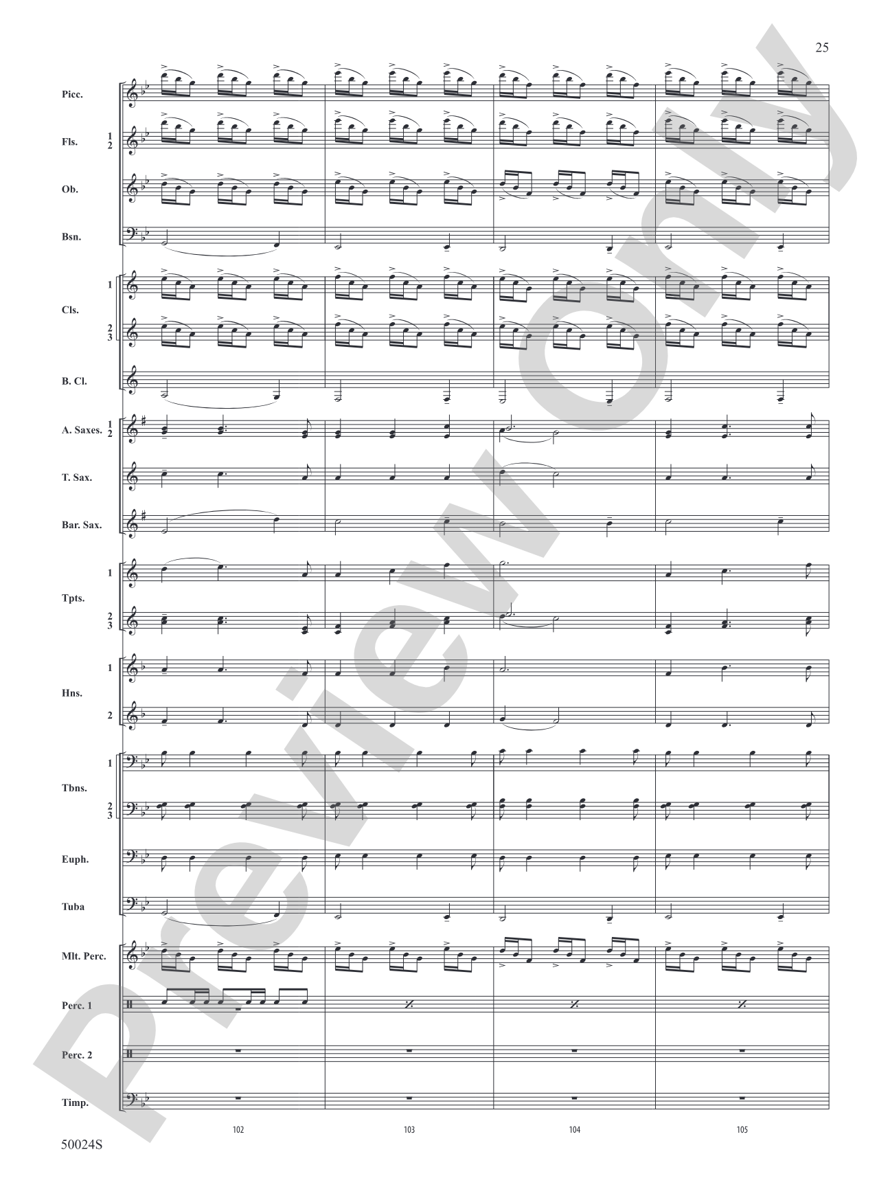 A Beacon of Light: Concert Band Conductor Score & Parts