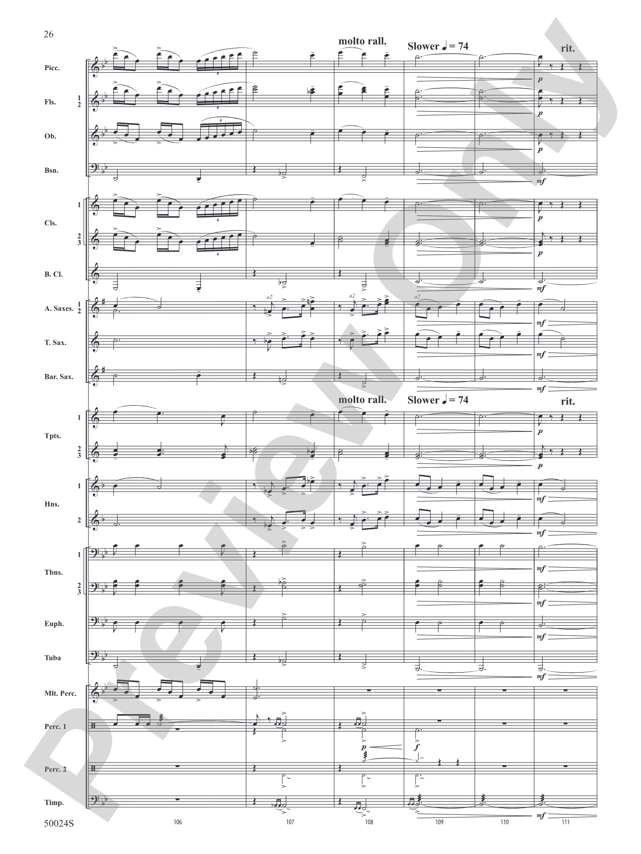 A Beacon of Light: Concert Band Conductor Score & Parts