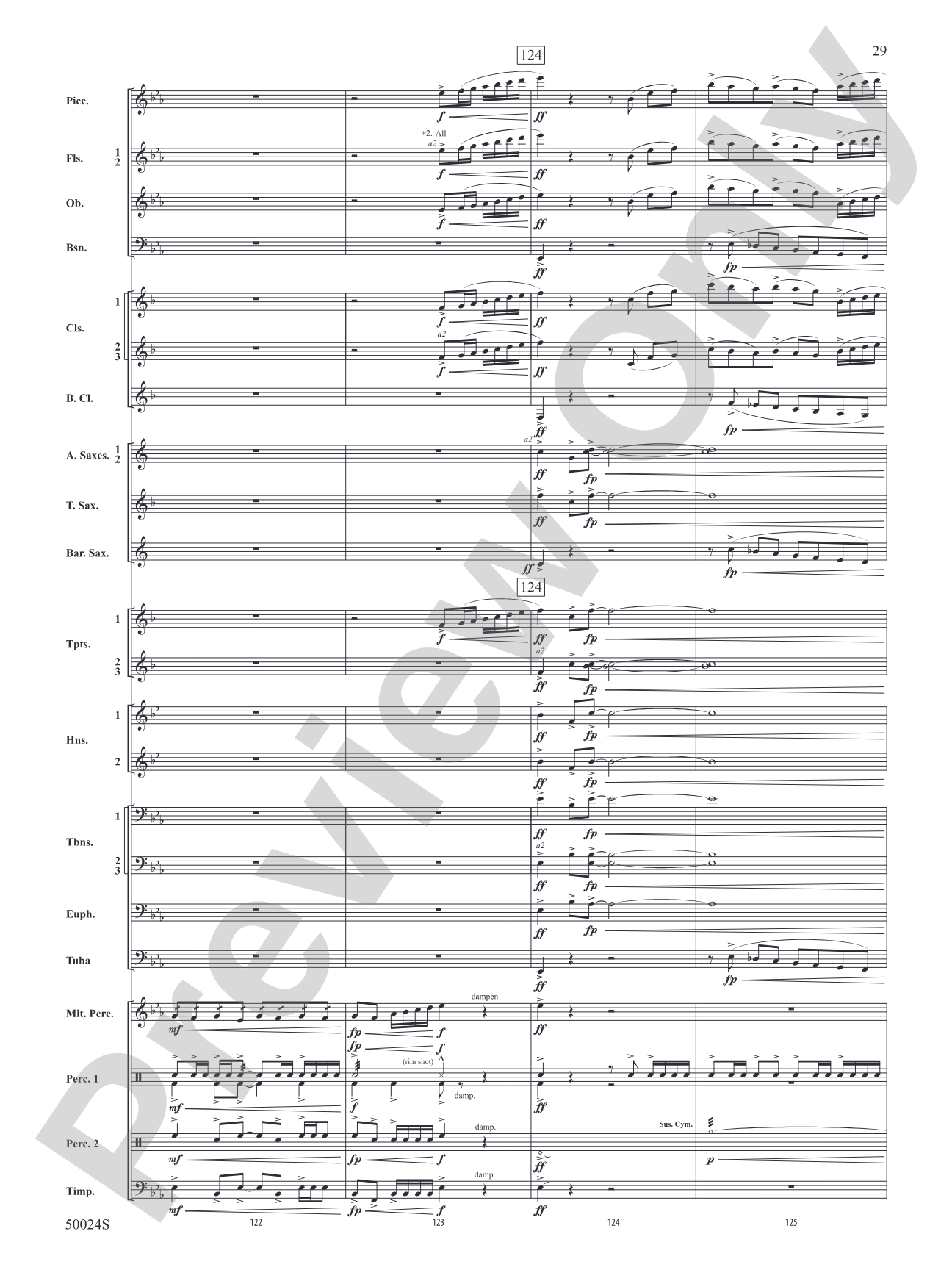 A Beacon of Light: Concert Band Conductor Score & Parts