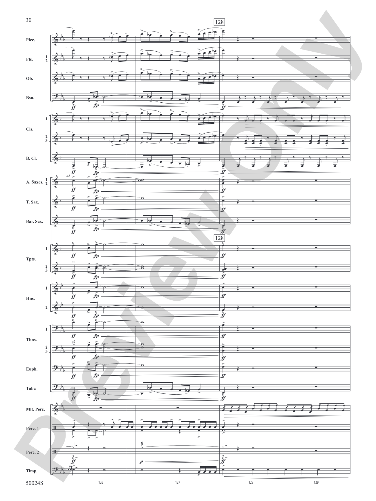 A Beacon of Light: Concert Band Conductor Score & Parts