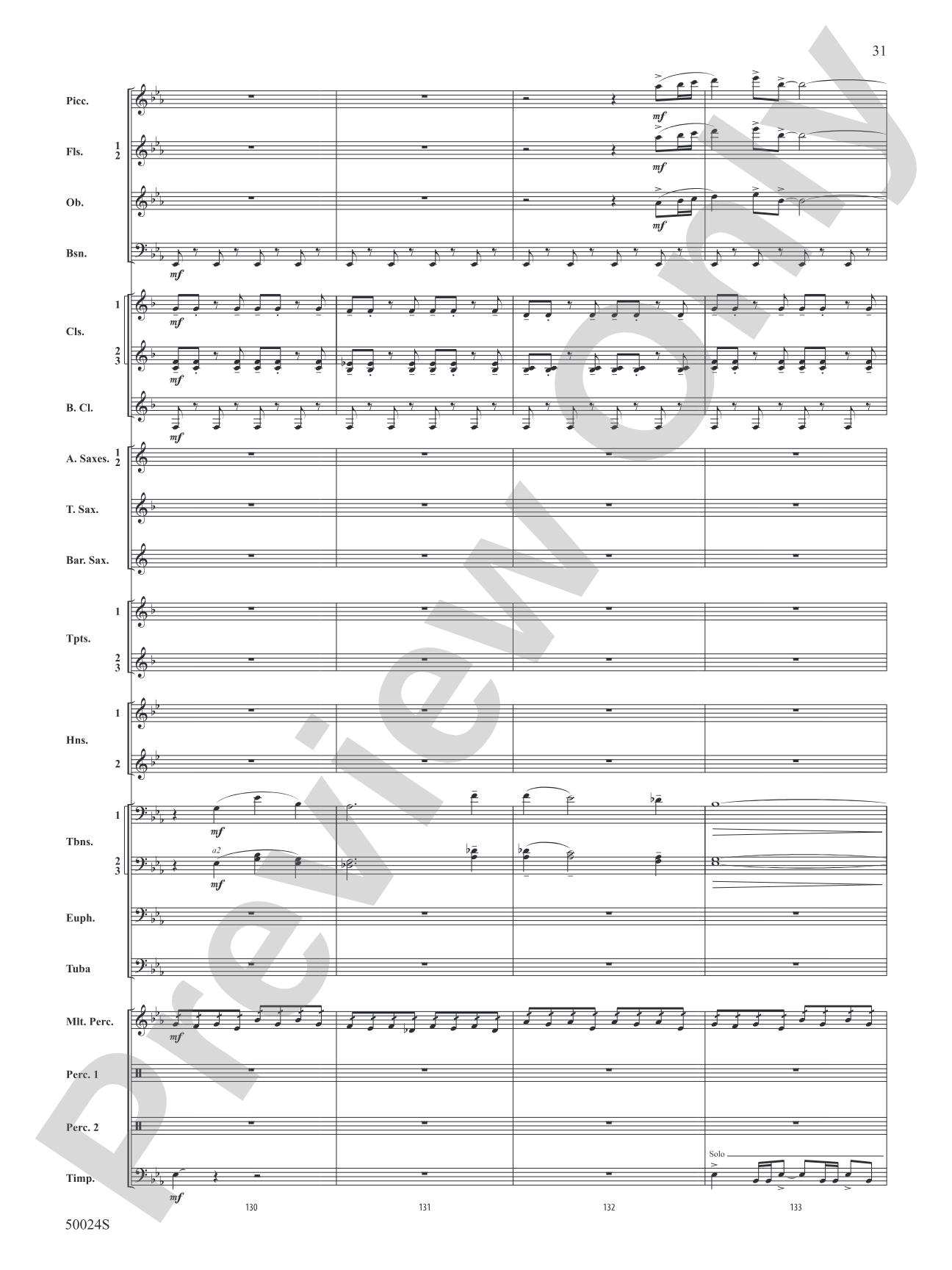 A Beacon of Light: Concert Band Conductor Score & Parts