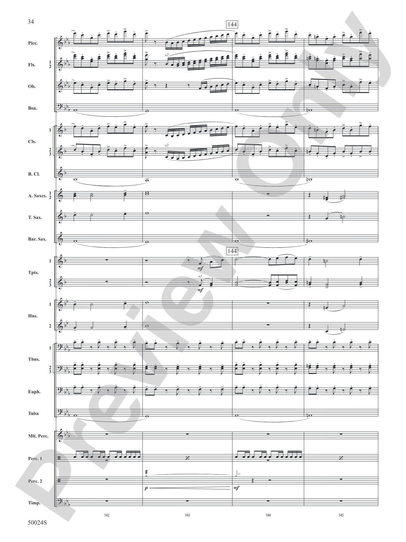 A Beacon of Light: Concert Band Conductor Score & Parts