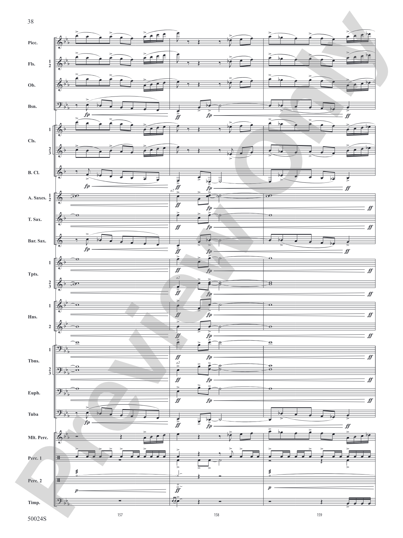A Beacon of Light: Concert Band Conductor Score & Parts